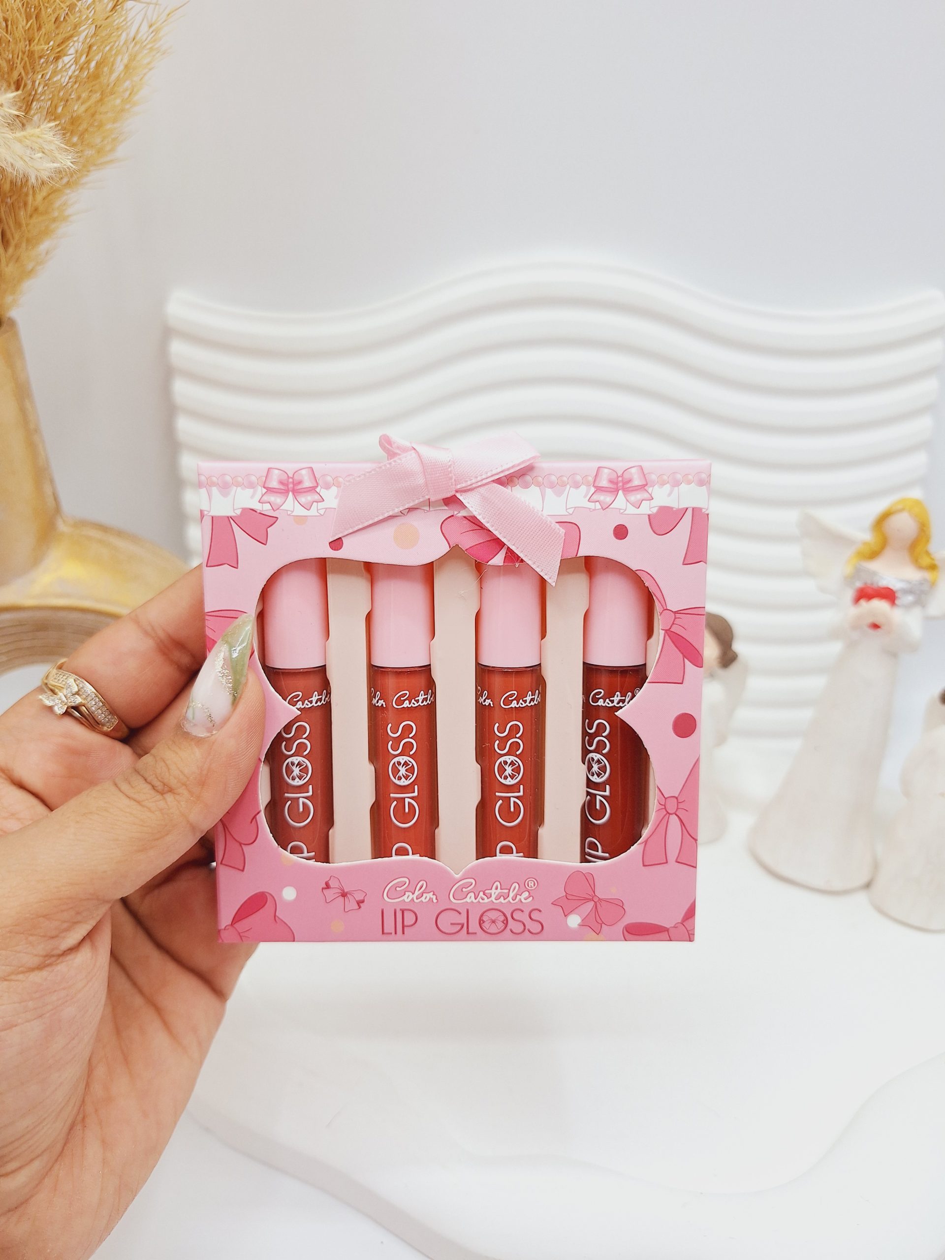 پک 4 عددی رژ لب مایع پاپیون کالر کستل کد 4210