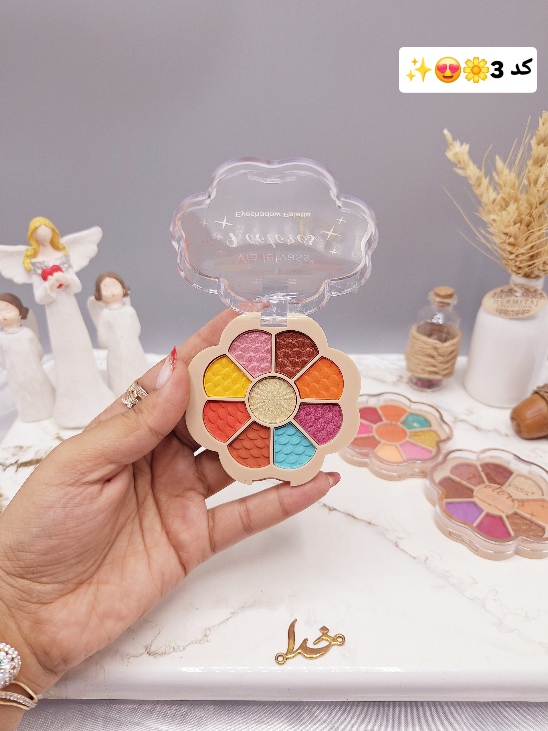 سایه نئونی طرح گل اورجینال 9 رنگ Via letvess کد V_009