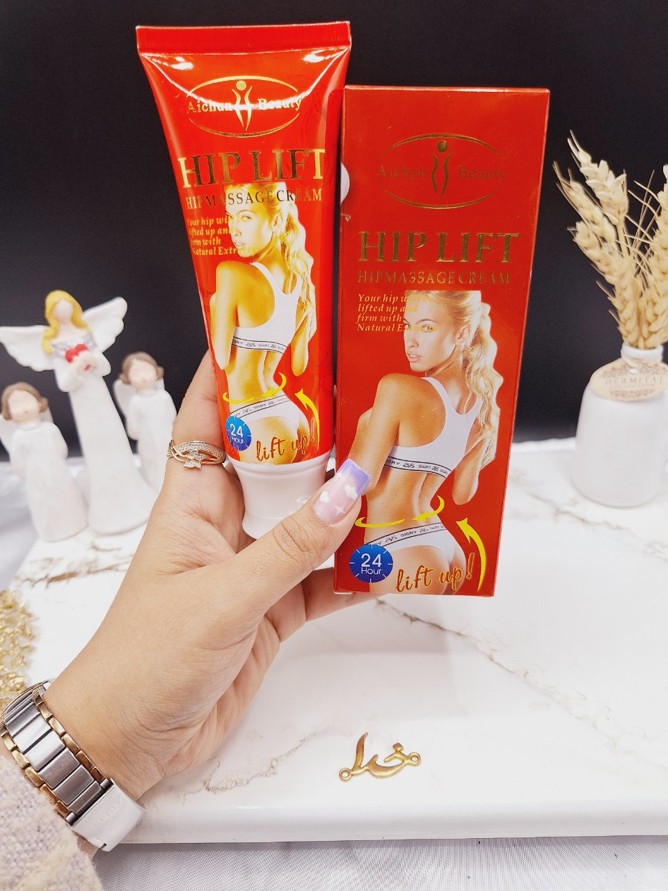 کرم حجم دهنده و لیفت کننده سریع باسن با عصاره سیر و فلفل آیچون بیوتی Aichun Beauty کد AC 31143