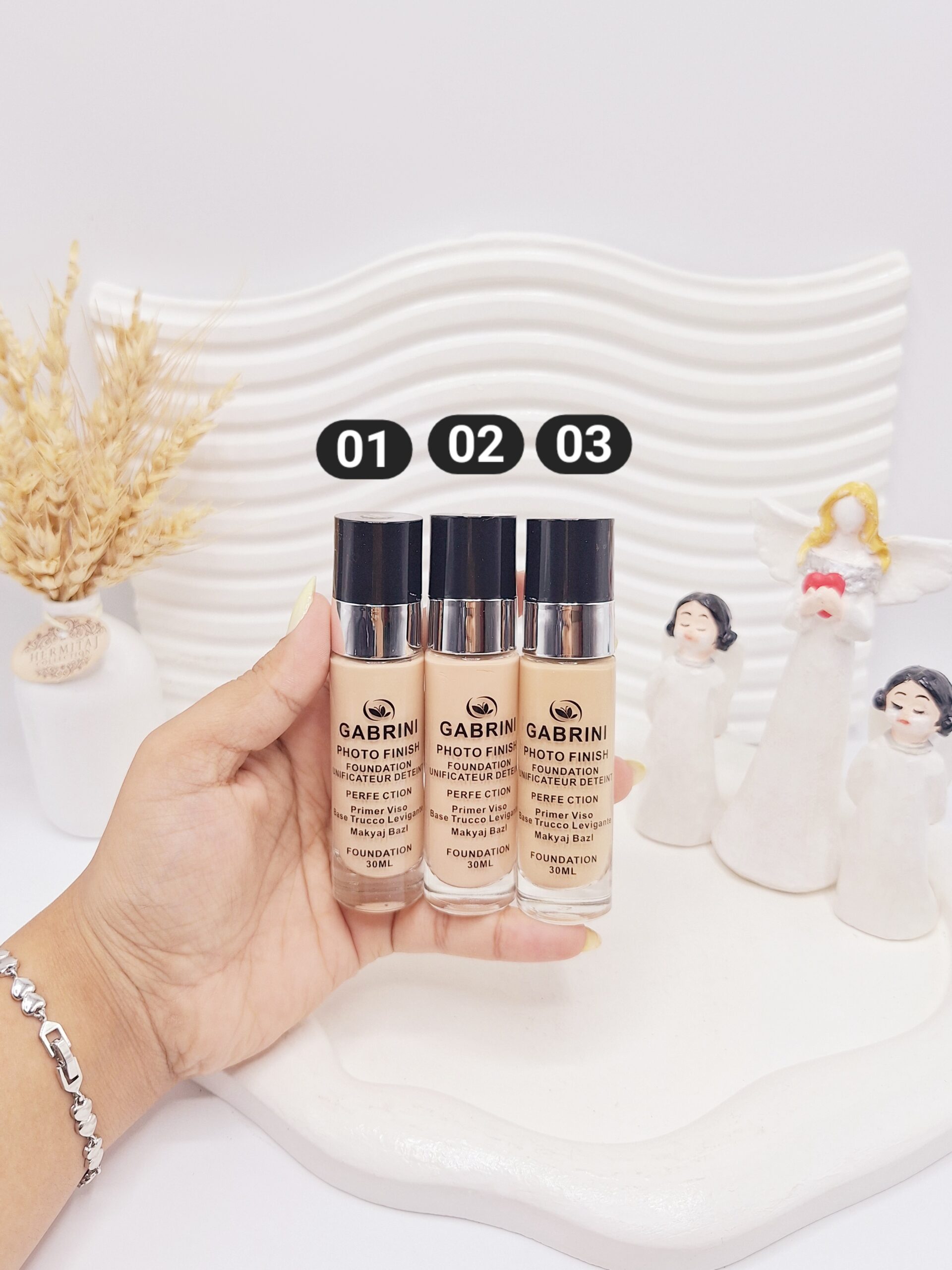 کرم پودر شیشه ای گابرینی فوق العاده سبک و با کیفیت کد 0279