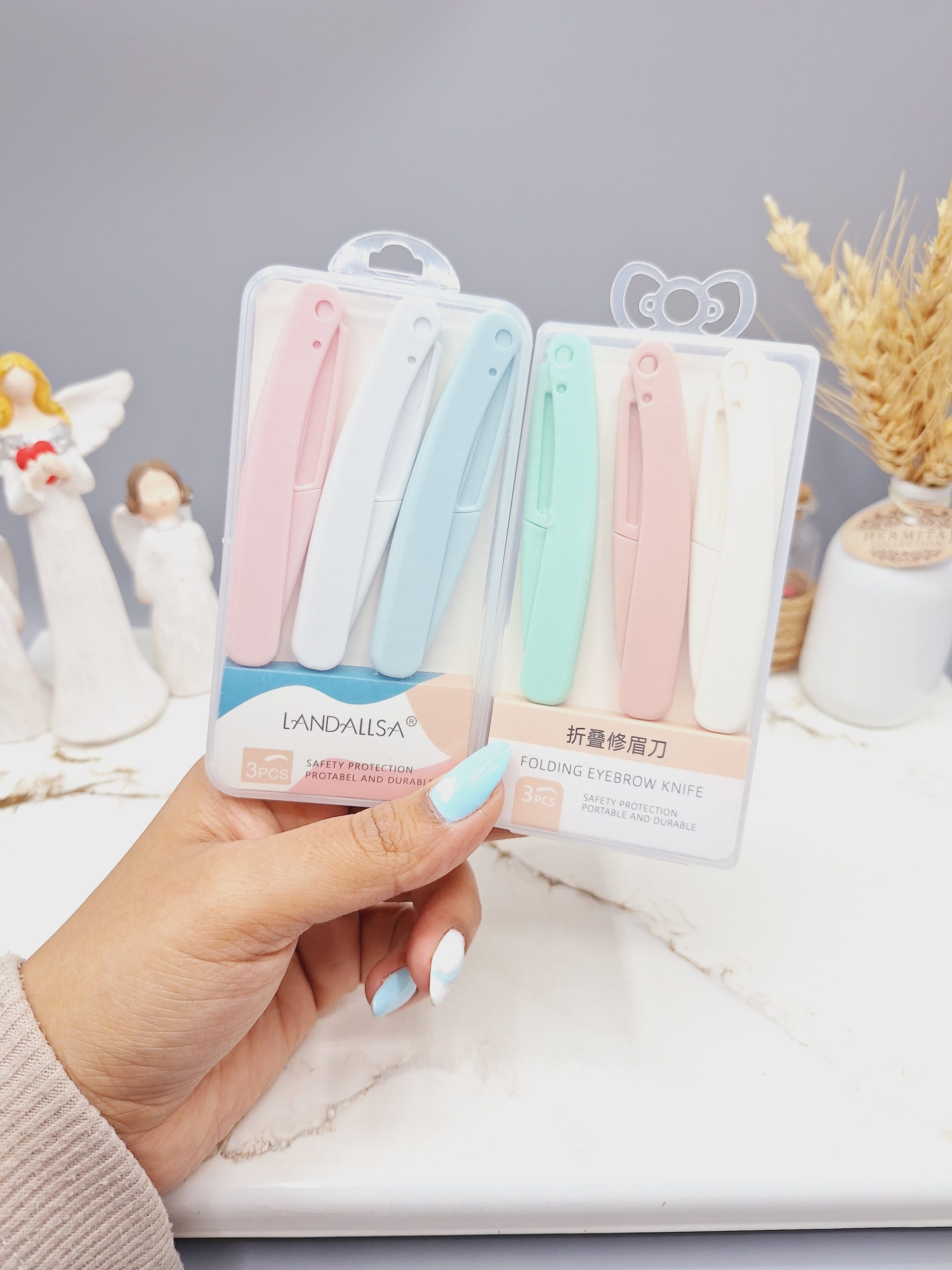 پک تیغ اصلاح 3عددی صورت و ابرو مدل جدید