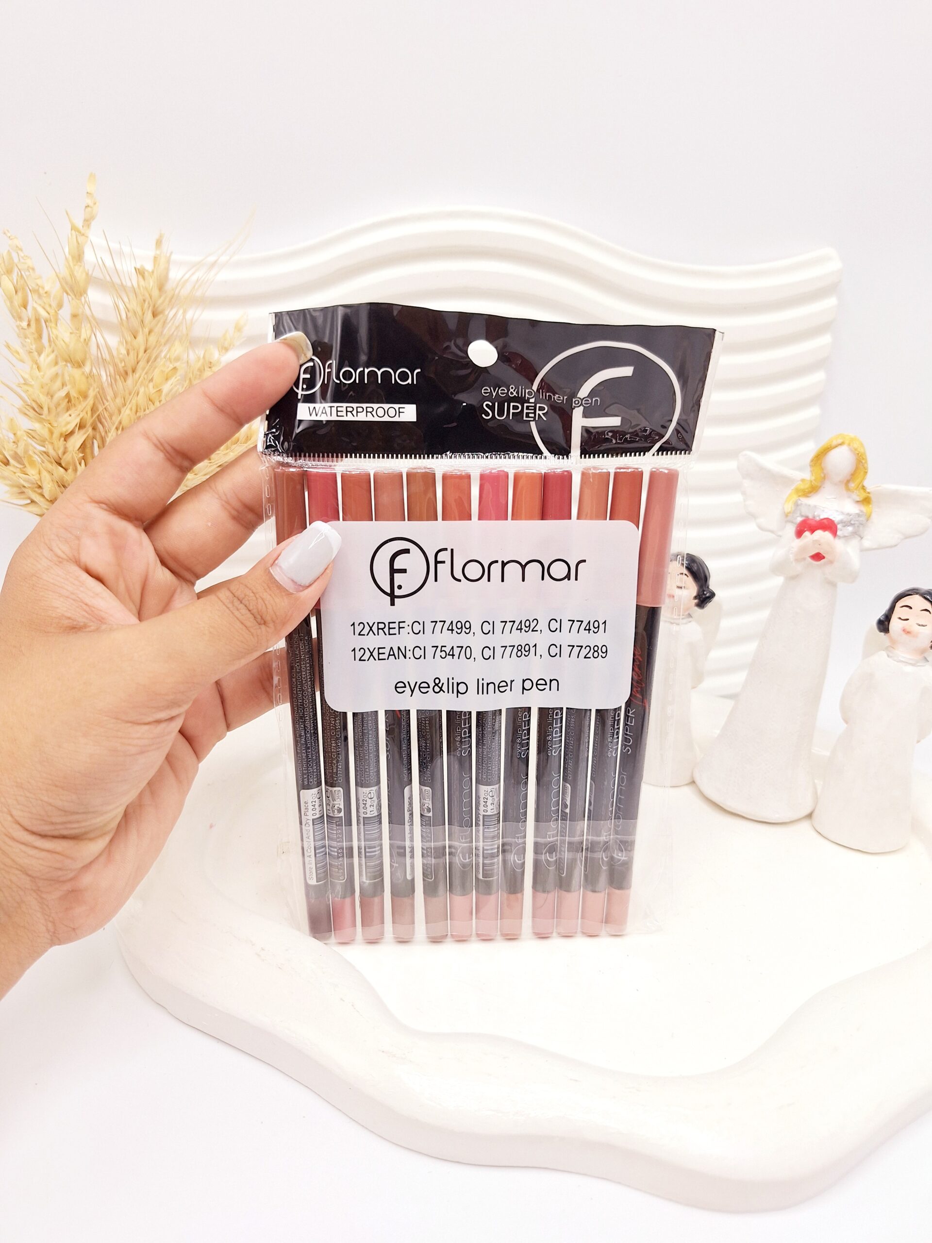 پک 12 تایی خط لب فلورمار کد 2911