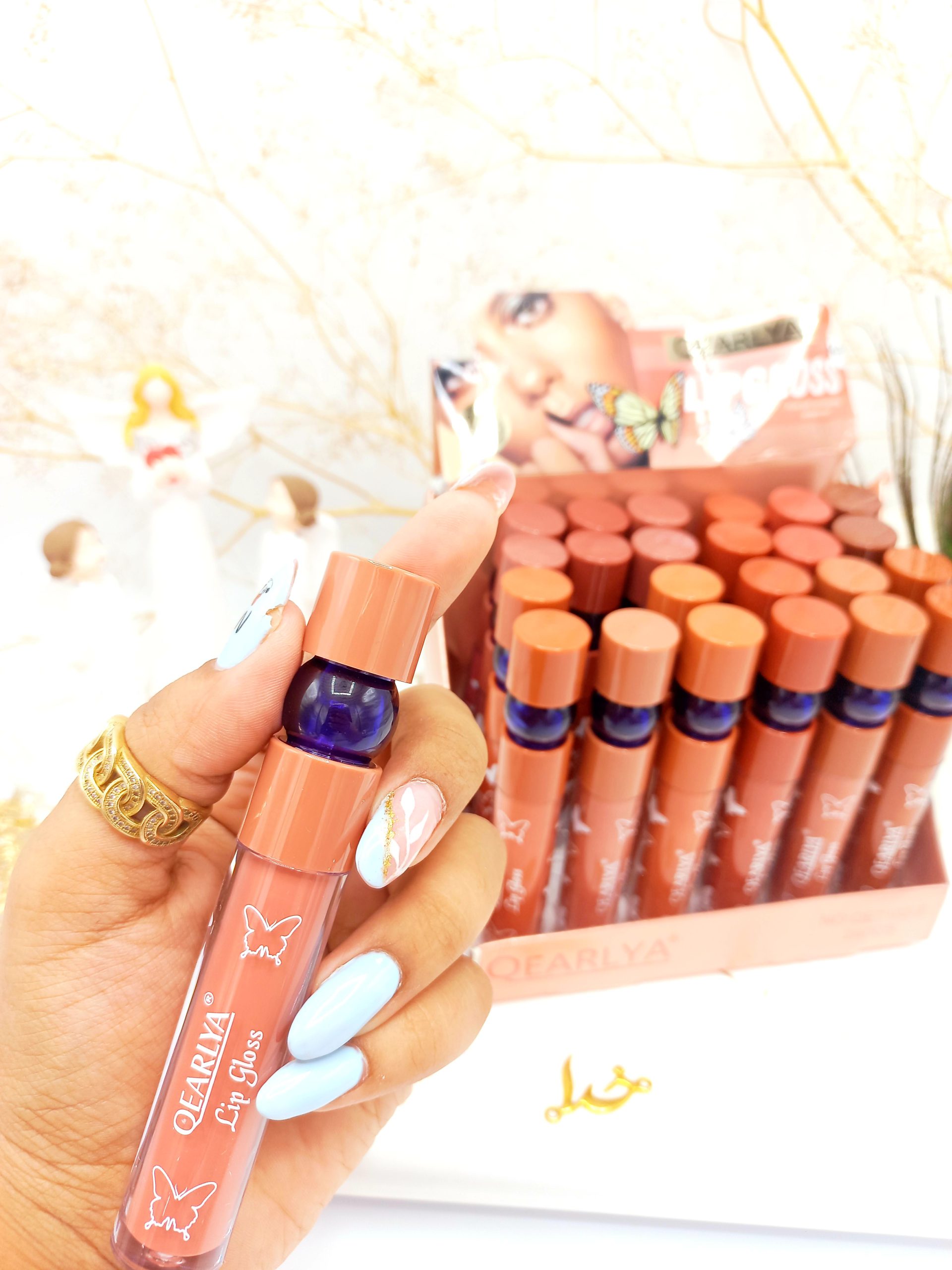 رژ مایع ضد آب QEARLYA طرح پروانه کد QE7102