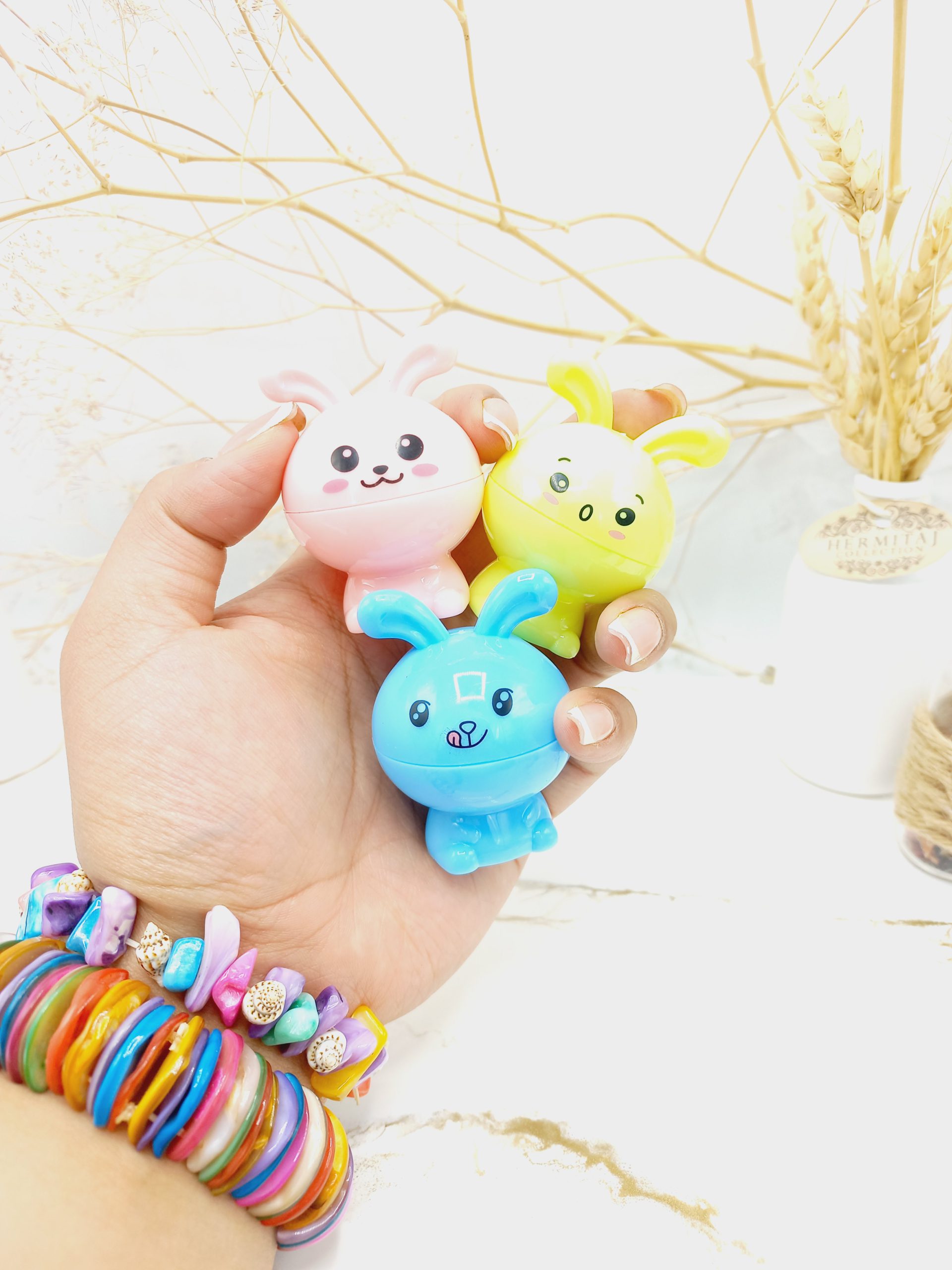 بالم لب طرح خرگوش رمانتیک بر ROMANTIC BEAR کد 8022