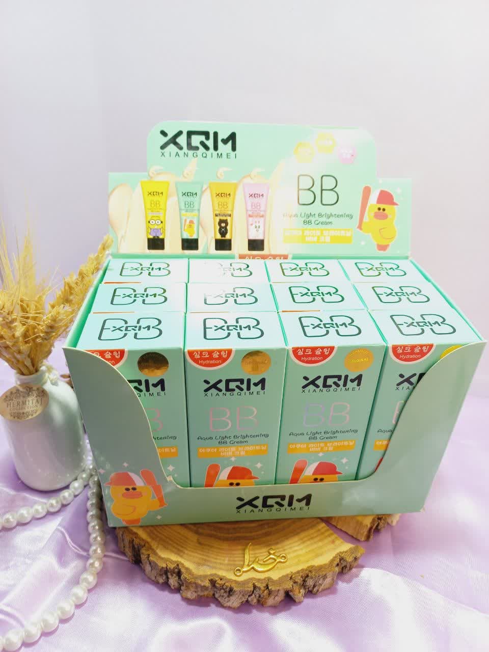 بی بی کرم ابریشمی طرح جوجه میشا XQM کد x1975