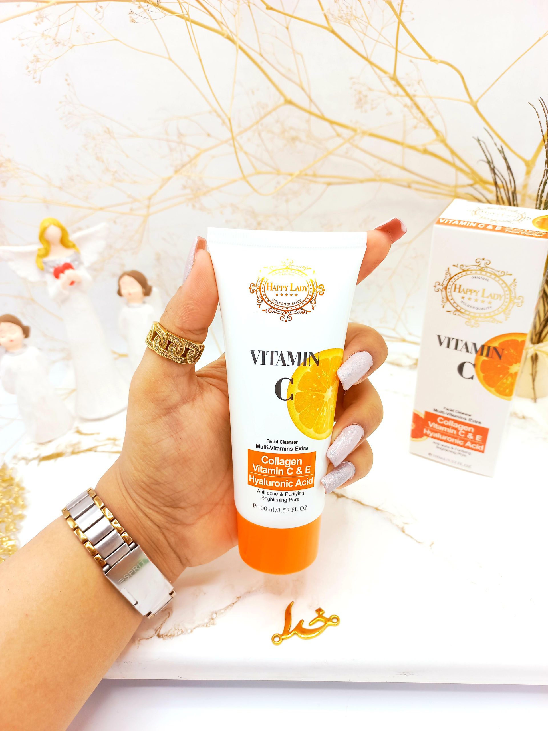 فوم ویتامین سی کلاژن هپی لیدی HAPPY LADY کد 3011