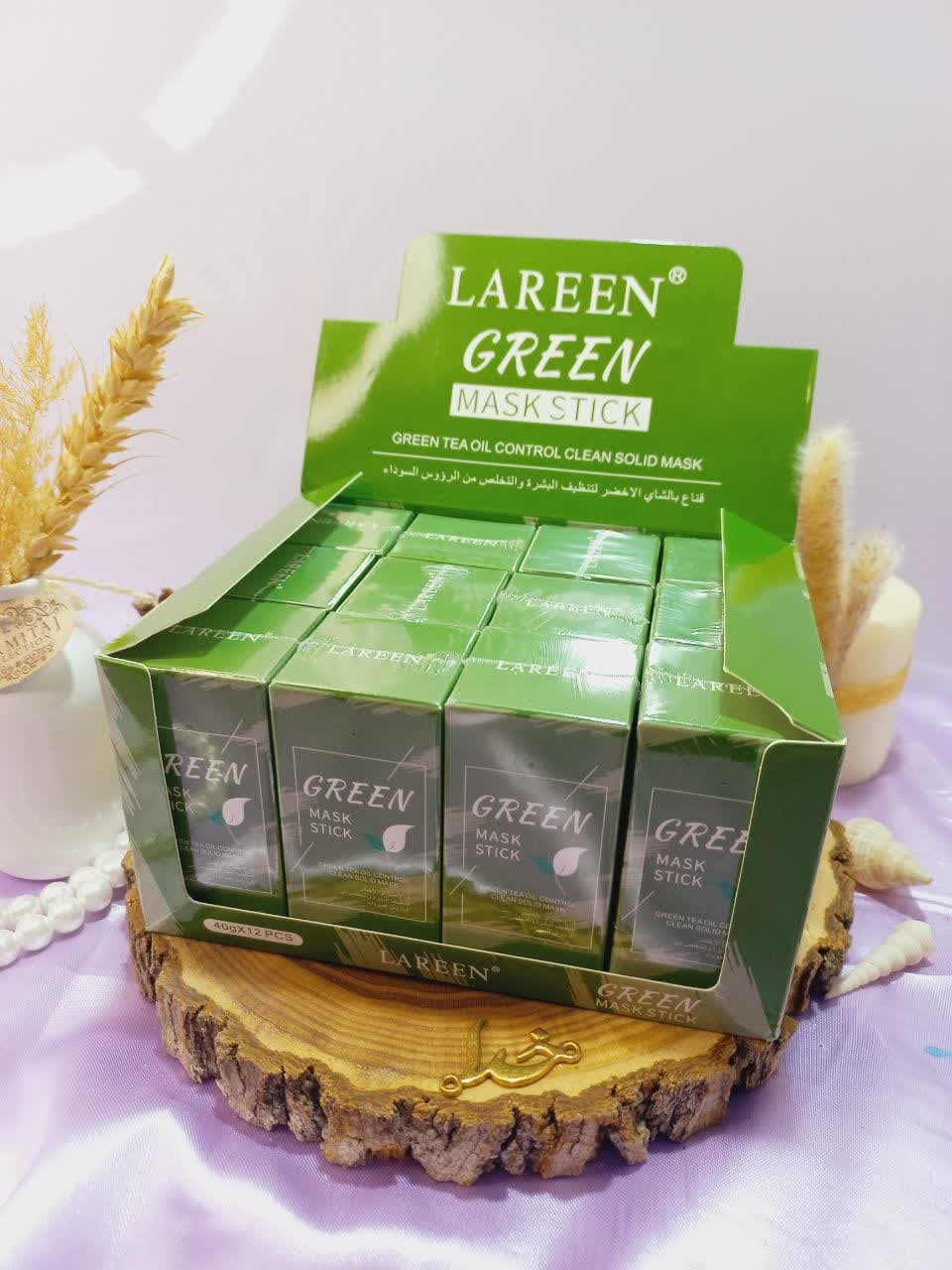 استیک ماسک جادویی GREEN سبز تمیز کننده عمیق پوست LAREEN