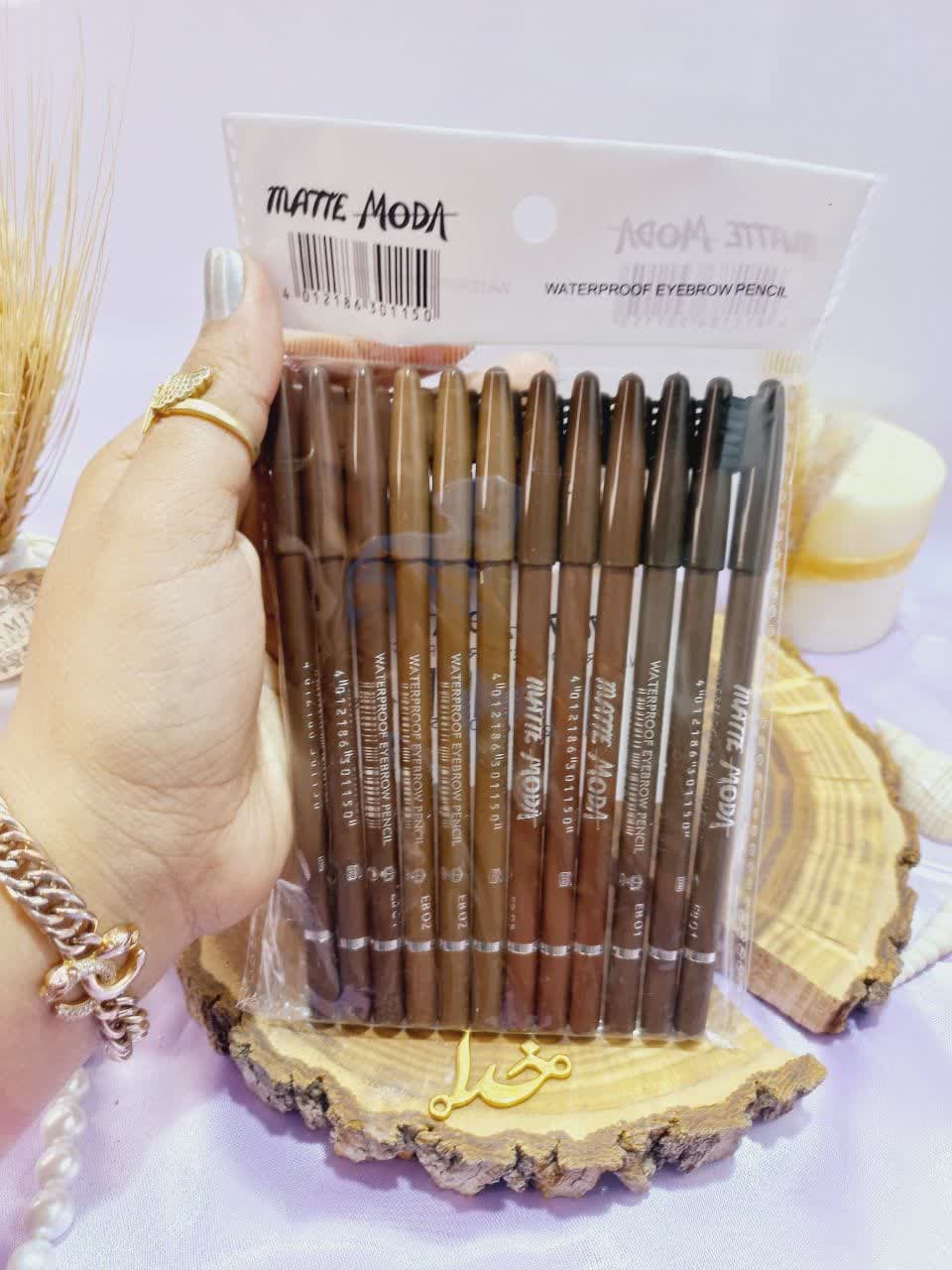 مداد ابرو شانه دار مات مودا MODA  کد 694356| پخش عمده