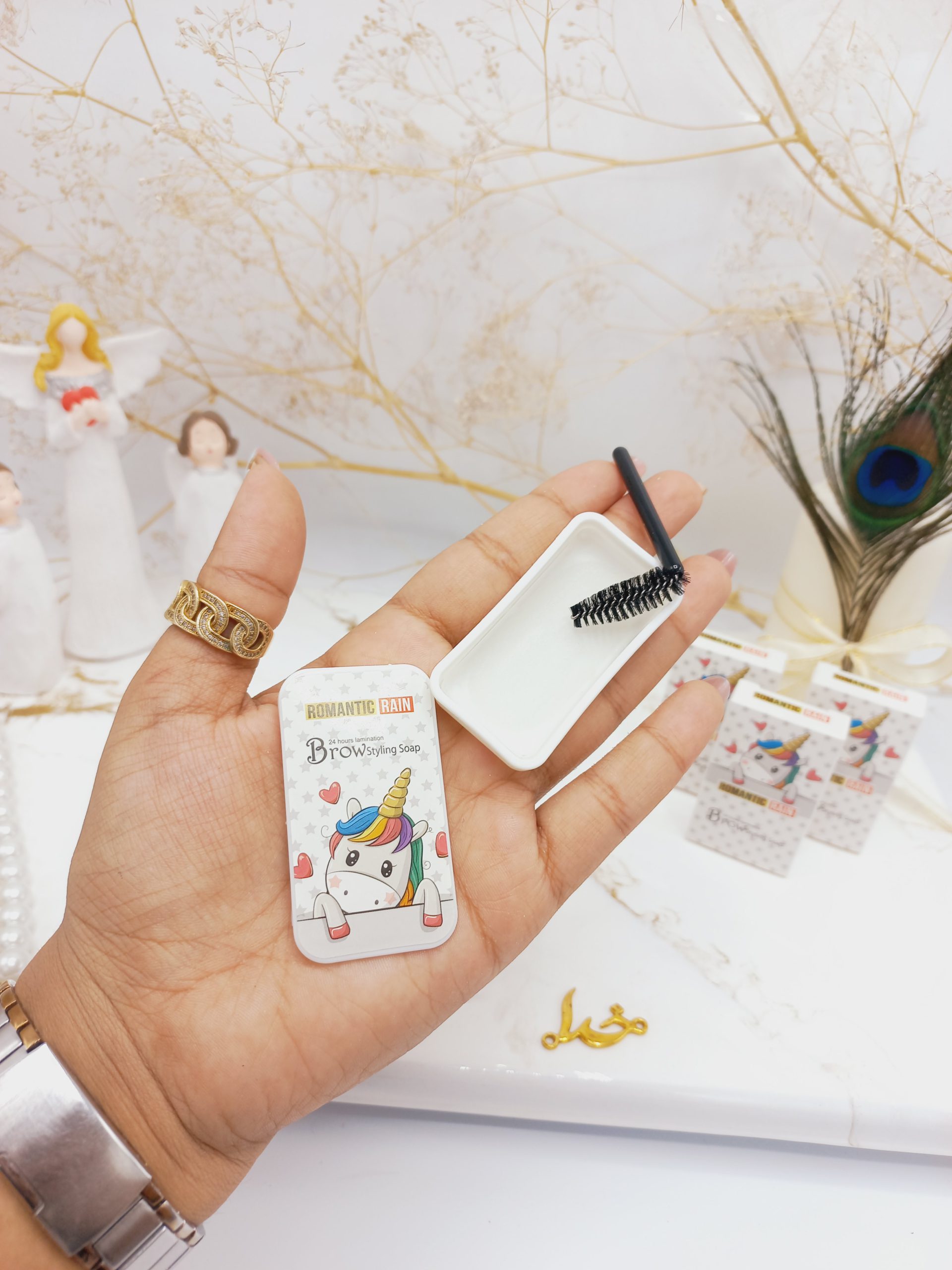 صابون لیفت ابرو 4 بعدی حرفه ای رومانتیک رین ROMANTIC RAIN کد Y185