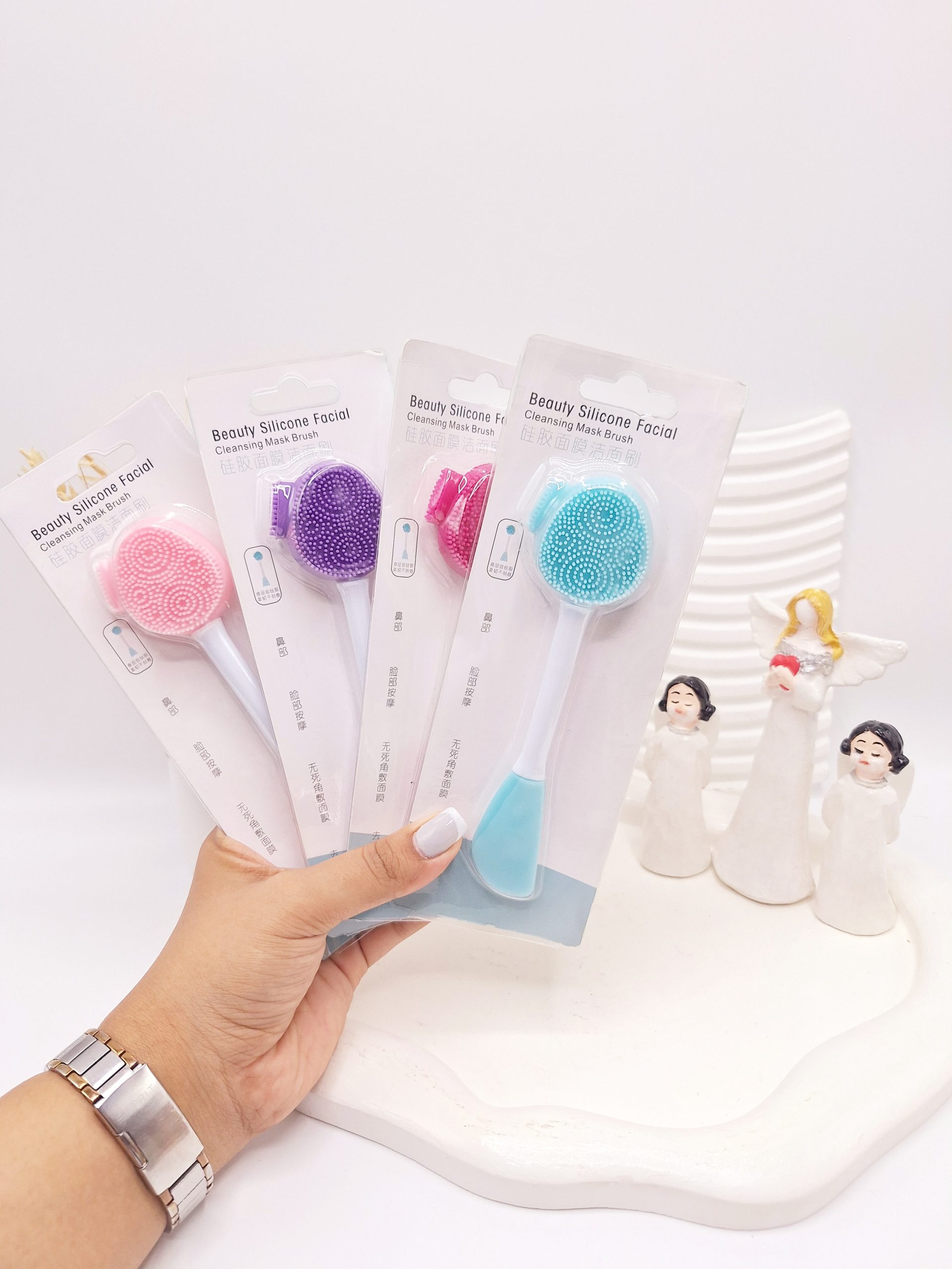 براش ماسک و فیس براش دو طرفه مدل جدید