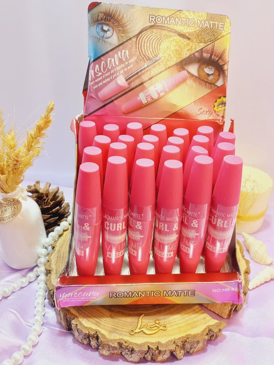 ریمل پرطرفدار پوکه صورتی رومانتیک مات Romantic Matte کد HB8308