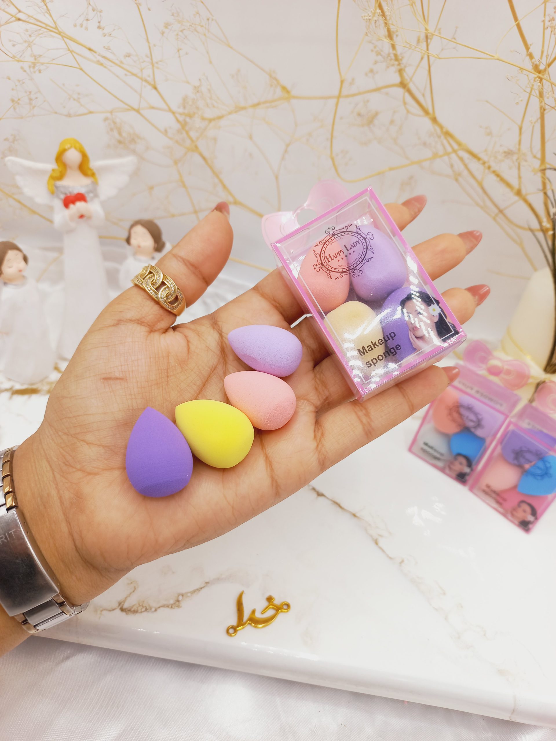 پد کانسیلر چهار تیکه هپی لیدی درجه یک