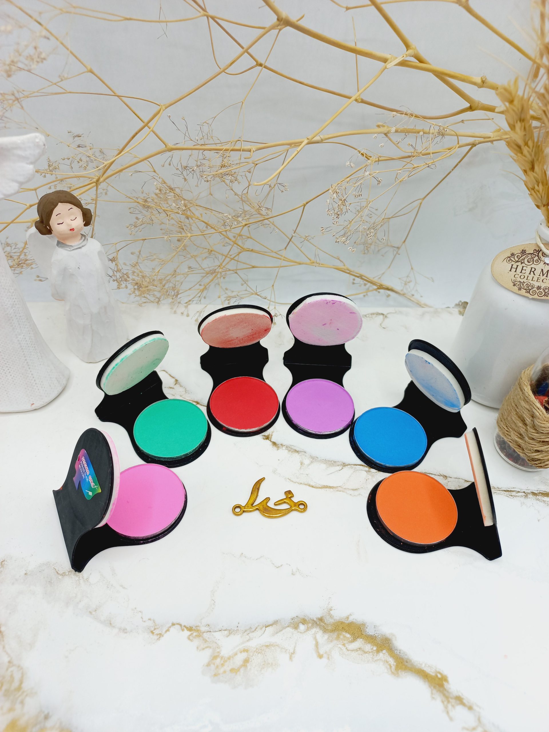 گچ مو سکه ای 6 عددی SCENIC GIRL کد F001