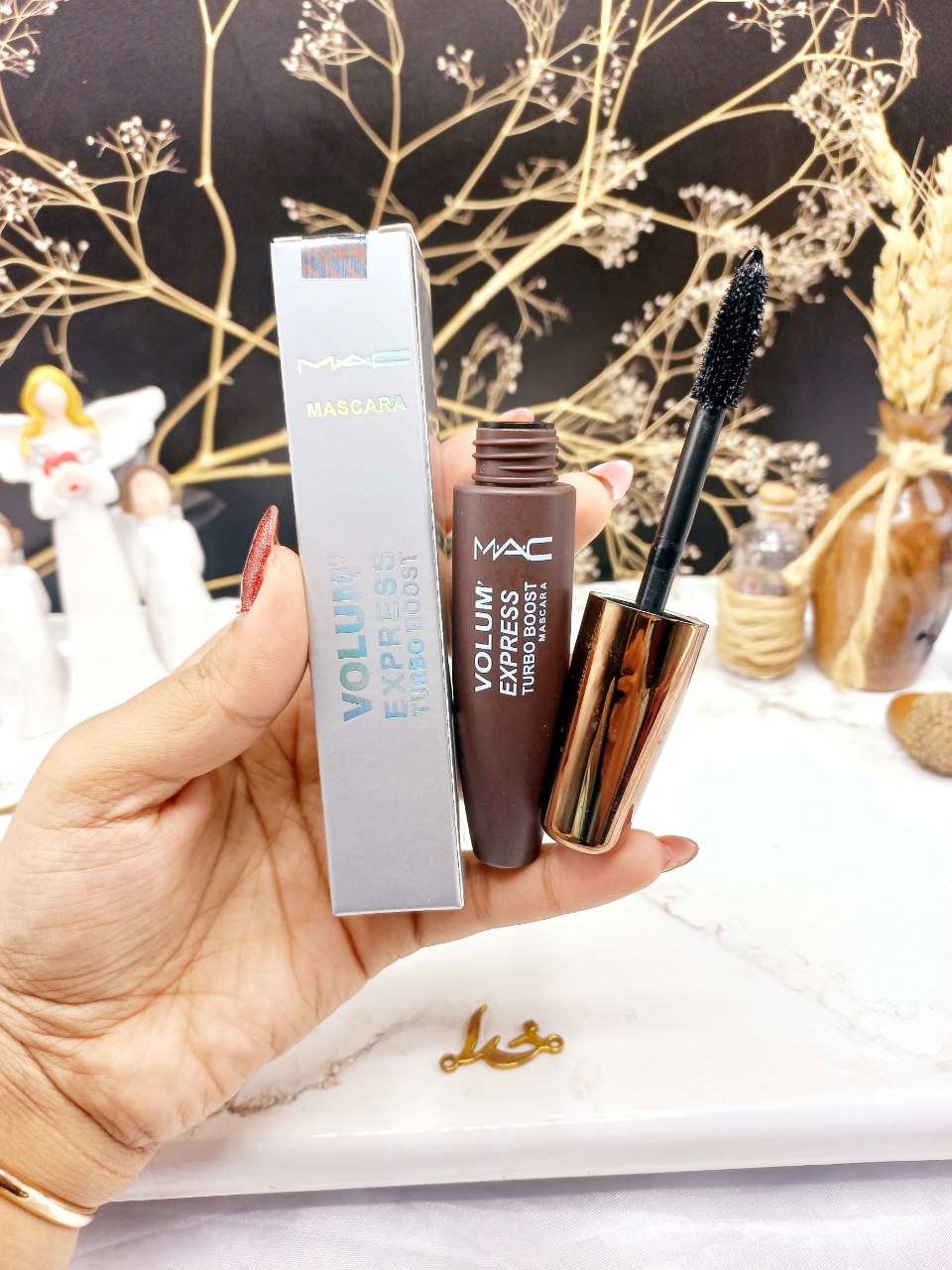 ریمل ضد آب پوکه قهوه ای ماسکارا برند کد 77499