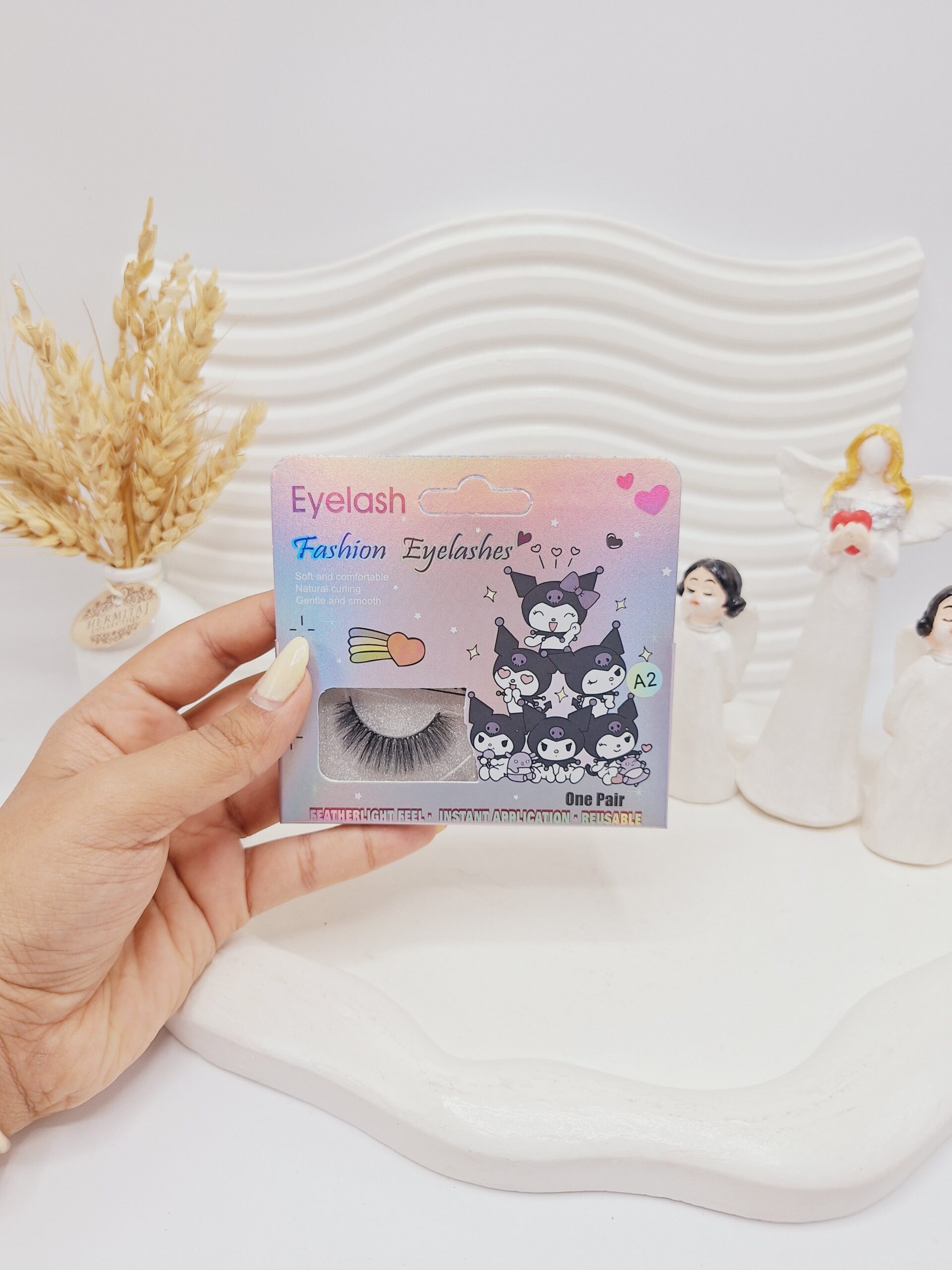 مژه مصنوعی کرومی (کارتن بنفش) کد 0402