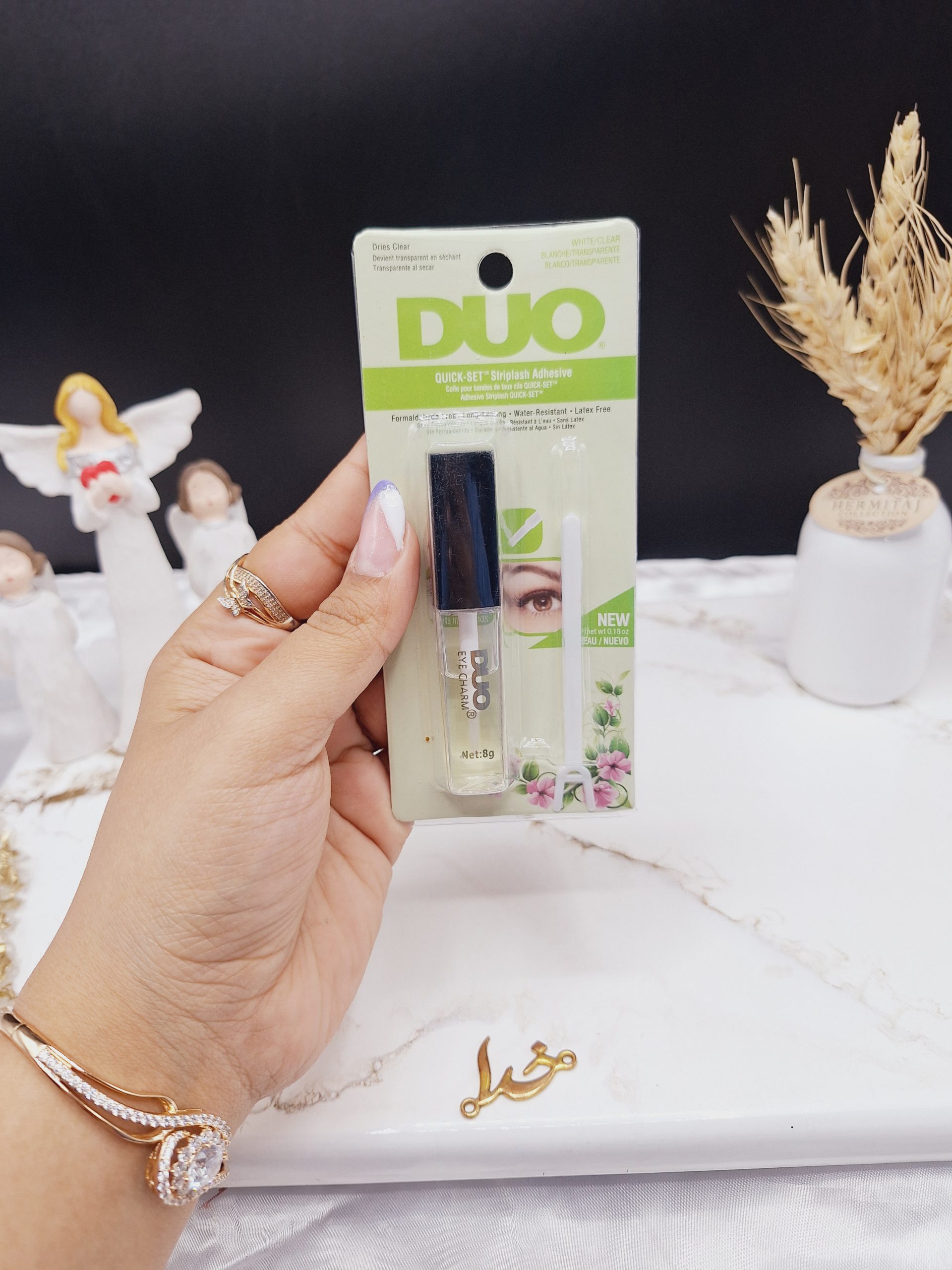 چسب مژه بی رنگ قلمی کارتن سبز برند DUO کد LH-22996