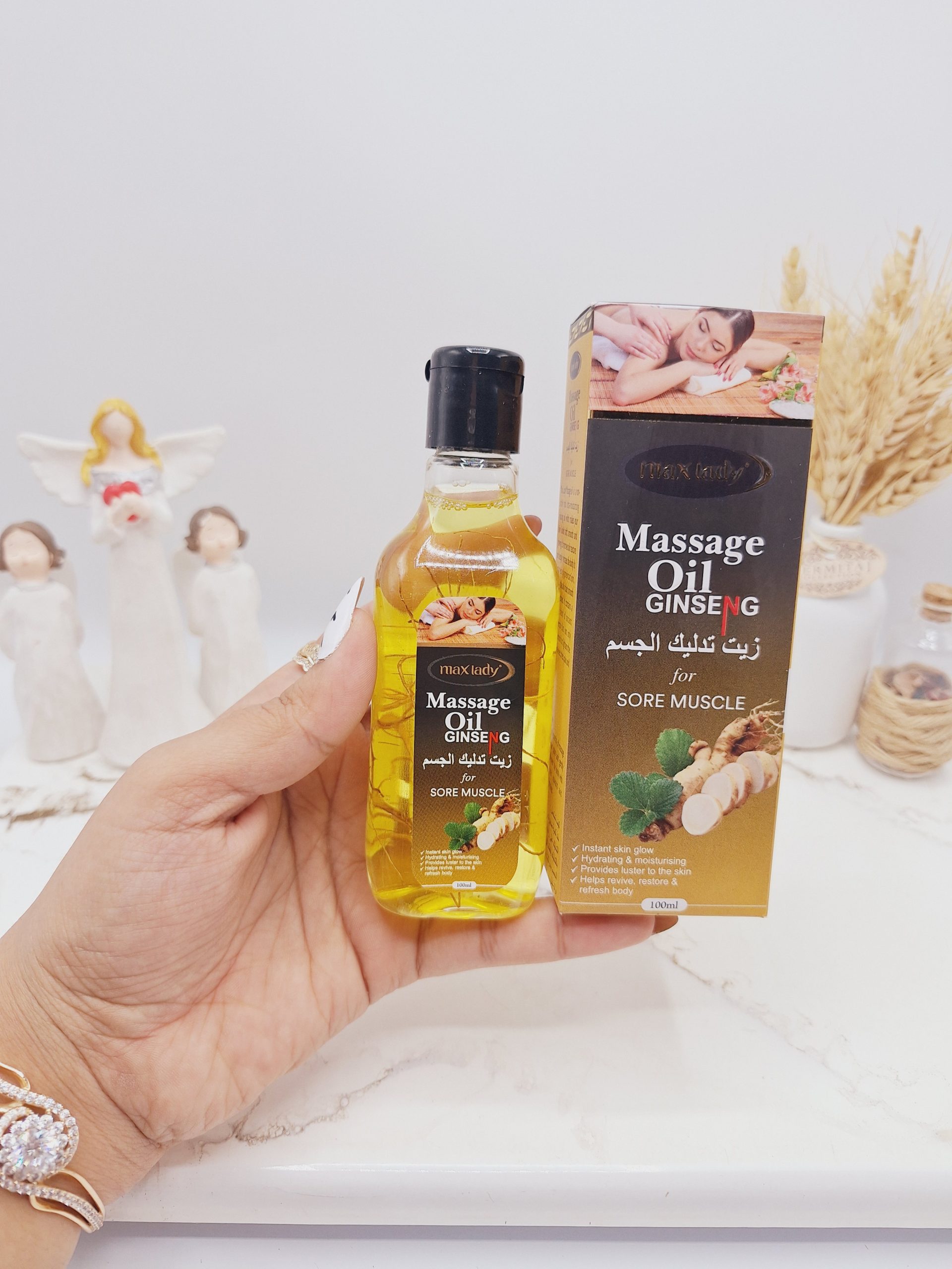 روغن ماساژ جنسینگ برند مکس لیدی | MAX LADY