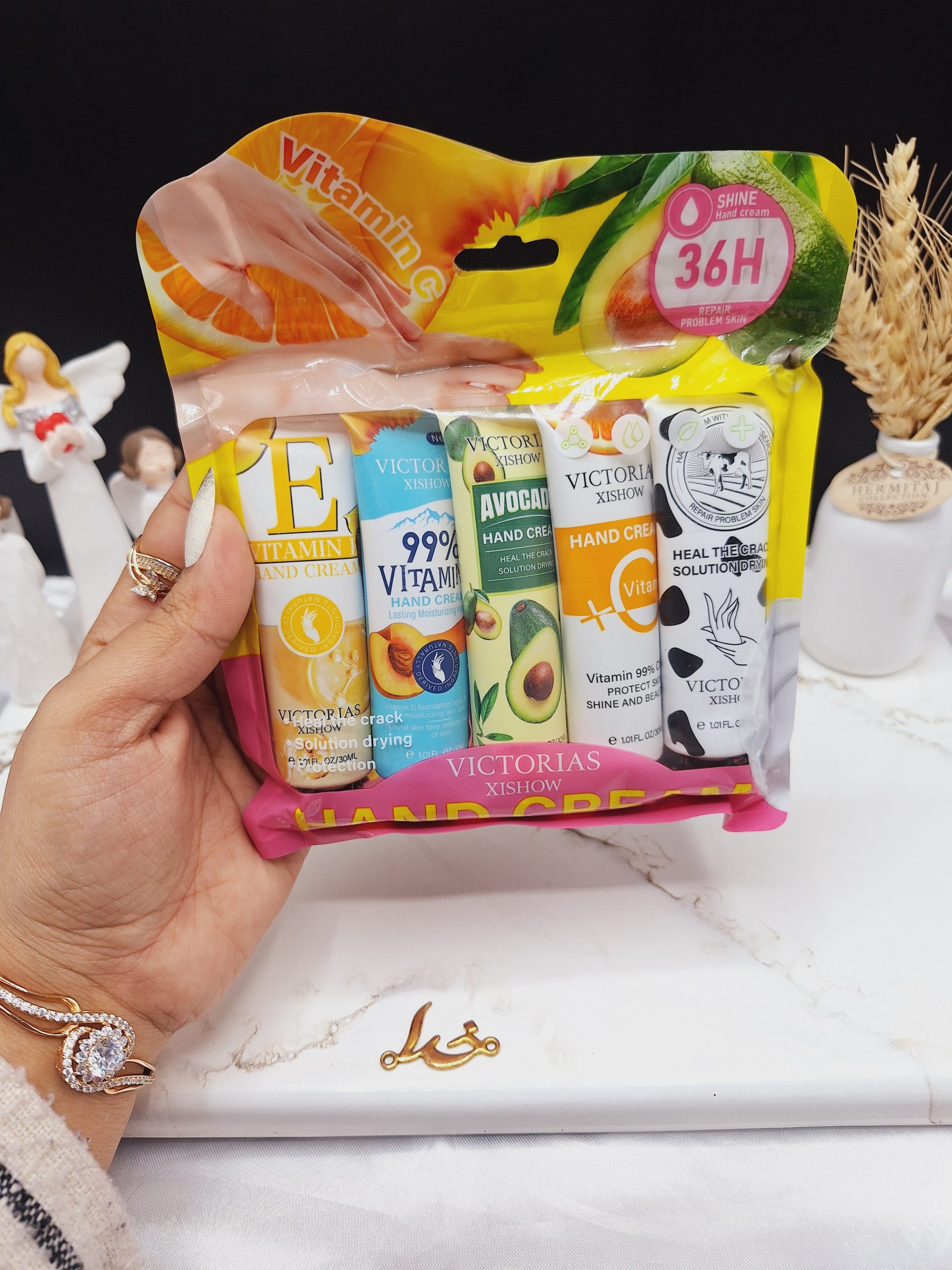 پک 5عددی کرم دست میکس ویتامینه   30 گرم برند ویکتوریا VICTORIAS کد CX7516