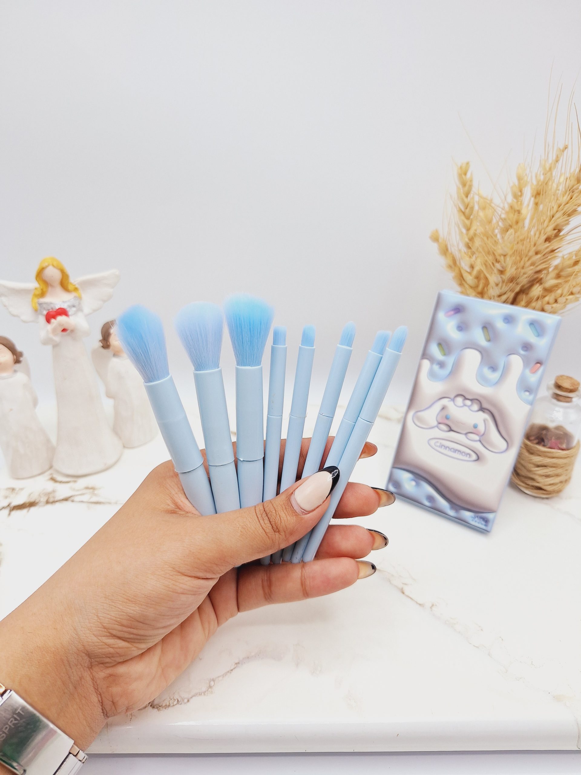 ست براش 8 تیکه مدل سانریو فانتزی مناسب مسافرت کد 3155