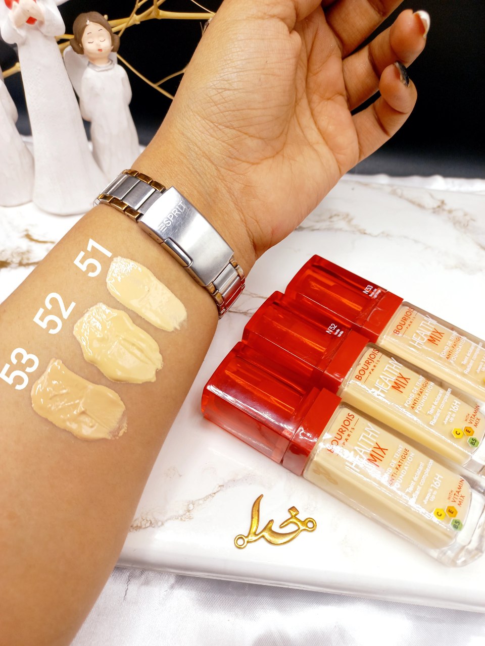 کرم پودر بورژوآ سری Healthy Mix با ماندگاری و دوام ۲۴ ساعته کد 6065