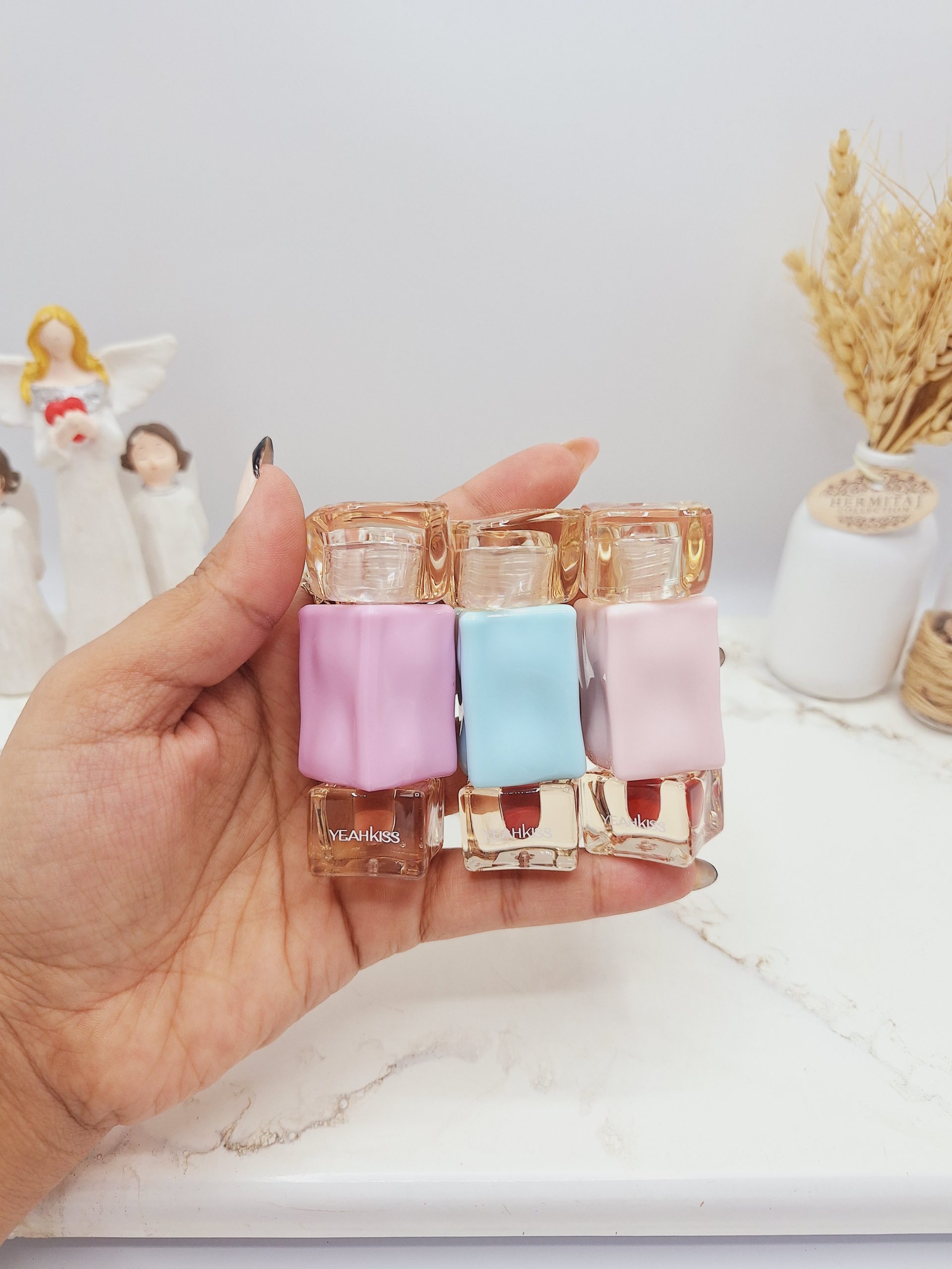 پک 6 عددی لیپ گلاس رژی برند YEAHKISS کد YS_1047