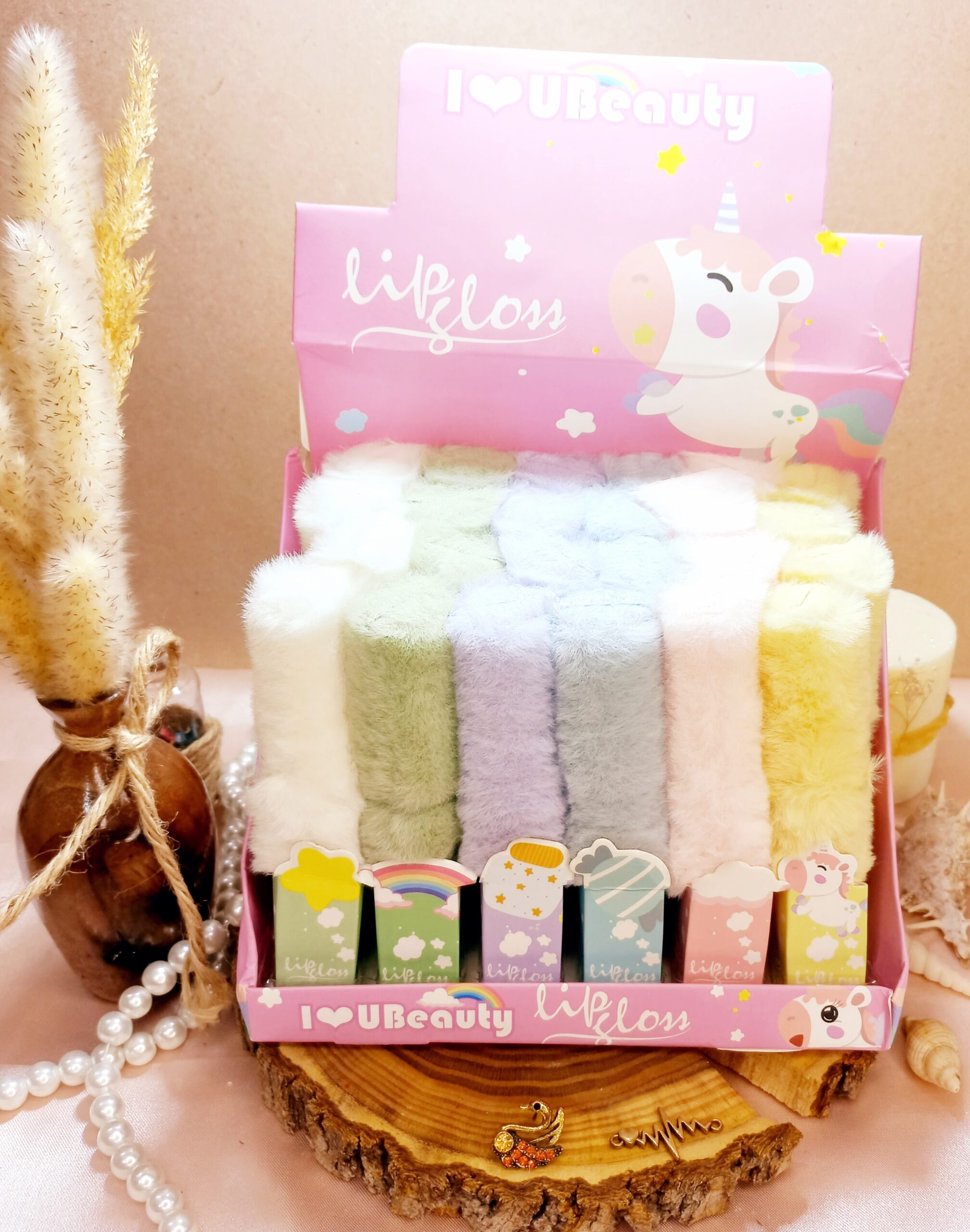 رژ لب مایع پشمالو صورتی اسب تک شاخ آی لاو یو بیوتی کد 2