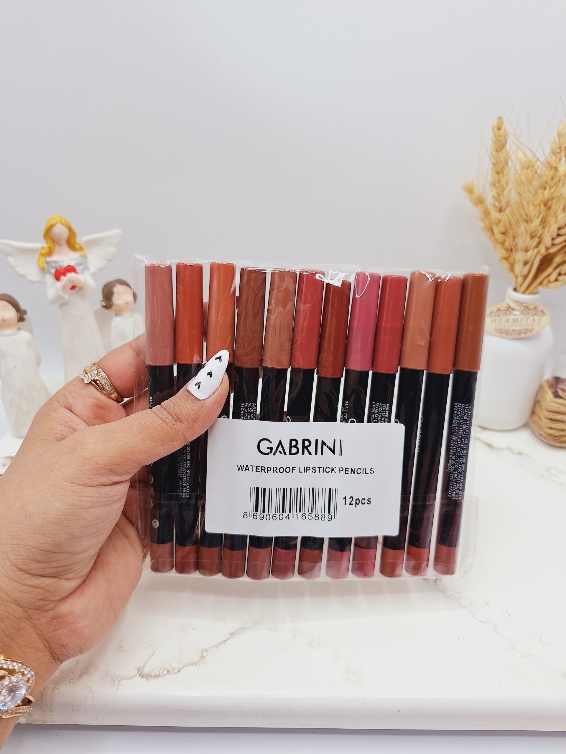 پک رژمدادی 12 عددی ( بدون تراش) گابرینی کد 5889