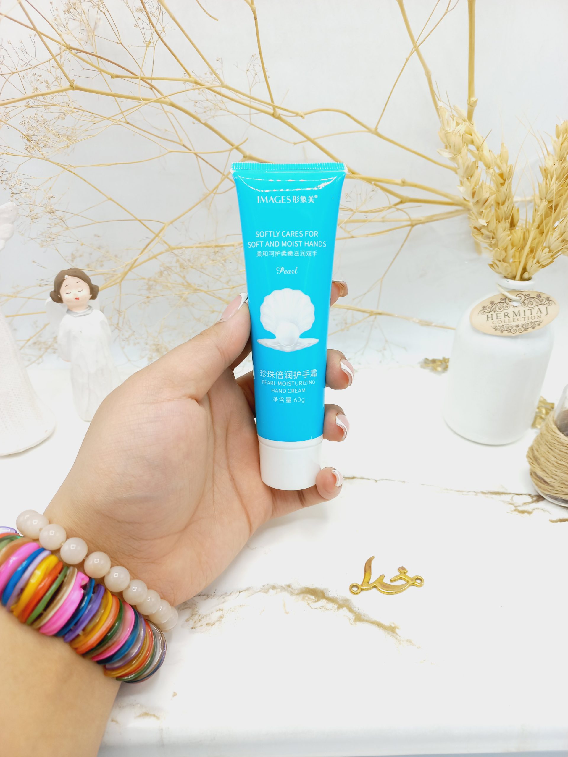 کرم دست تیوپی مرطوب کننده مروارید ایمیجز IMAGES کد xxm04906