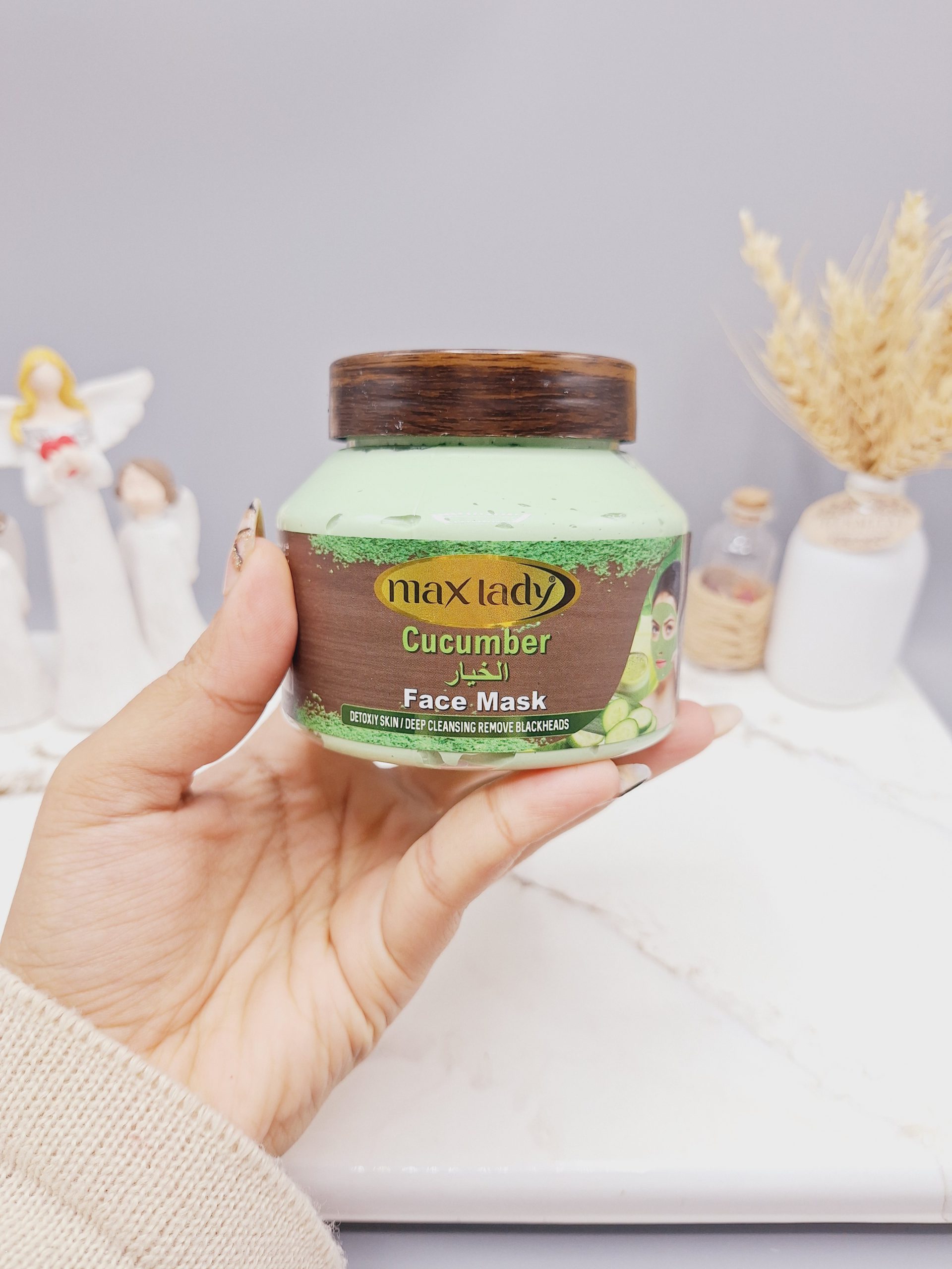 ماسک صورت خیار مکس لیدی برای از بین بردن آلودگی و منافذ پوست کد 0597