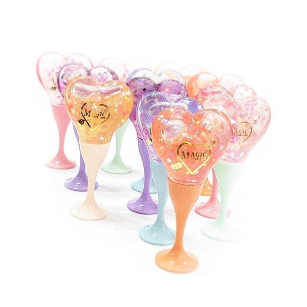 لیپ گلاس طرح جام قلبی شاین دار MAGIC | پخش عمده