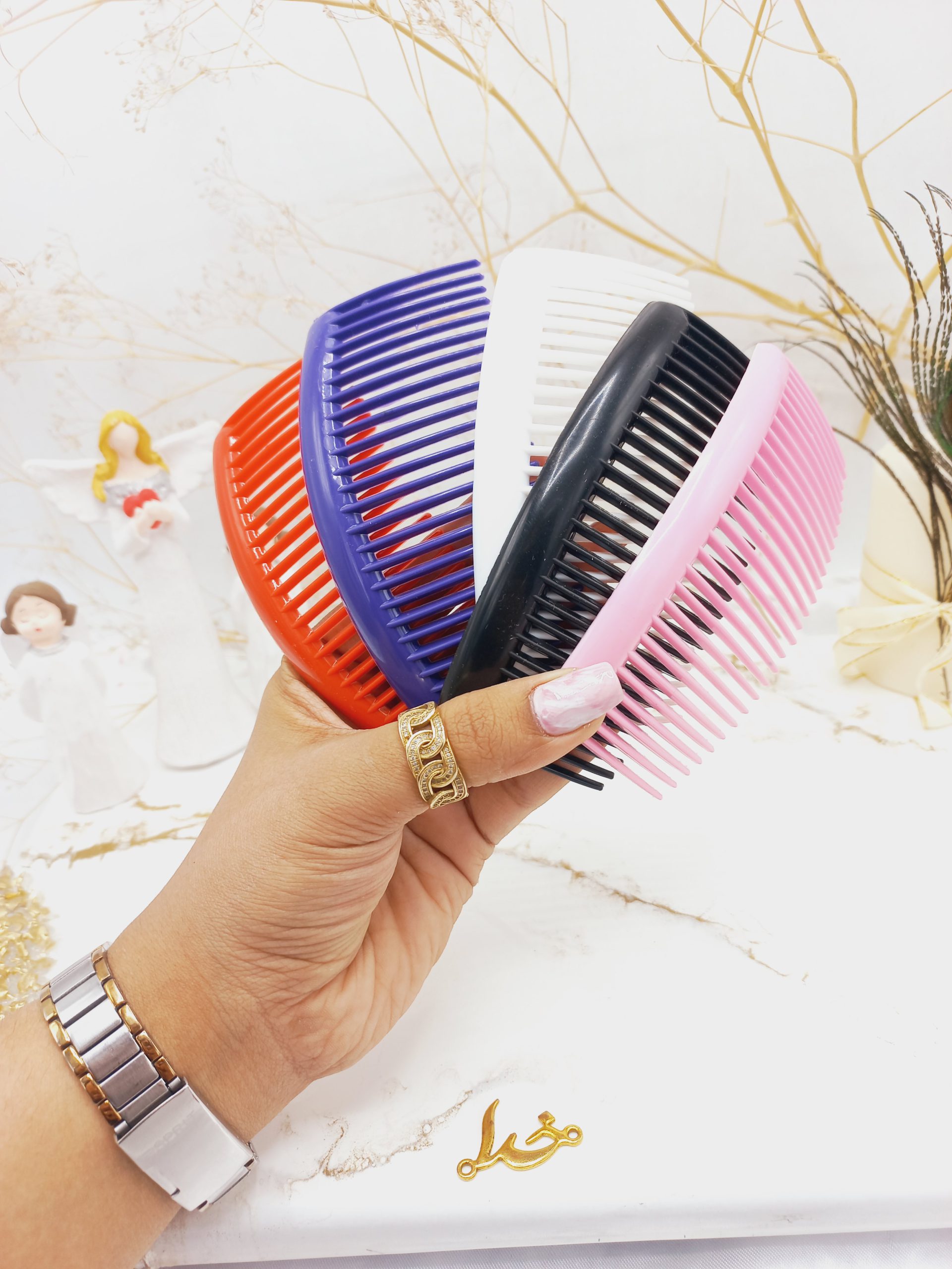 شانه مو ساده تکی رنگی