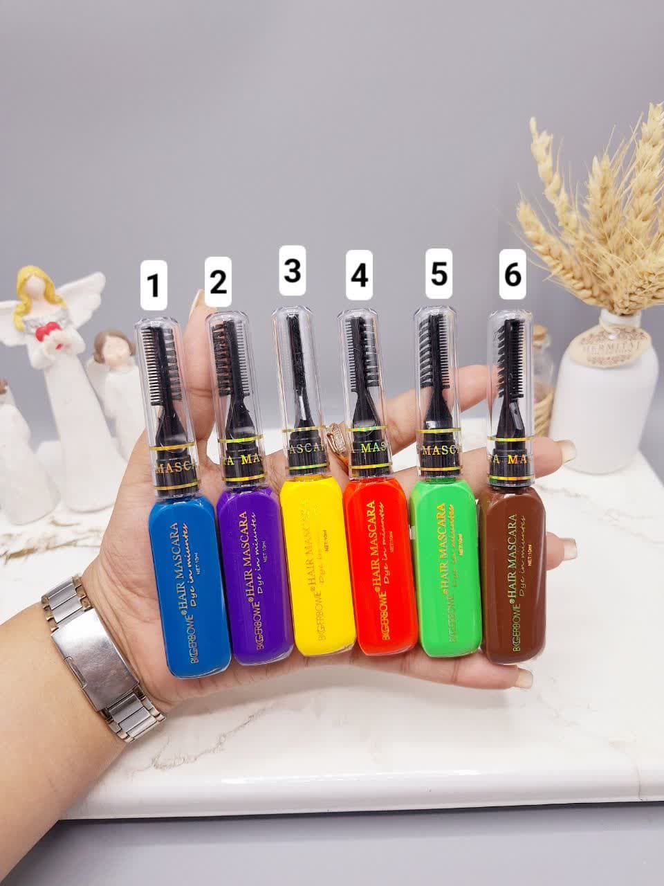 ریمل مو رنگی شانه دار تکی برند BIGERBOWE