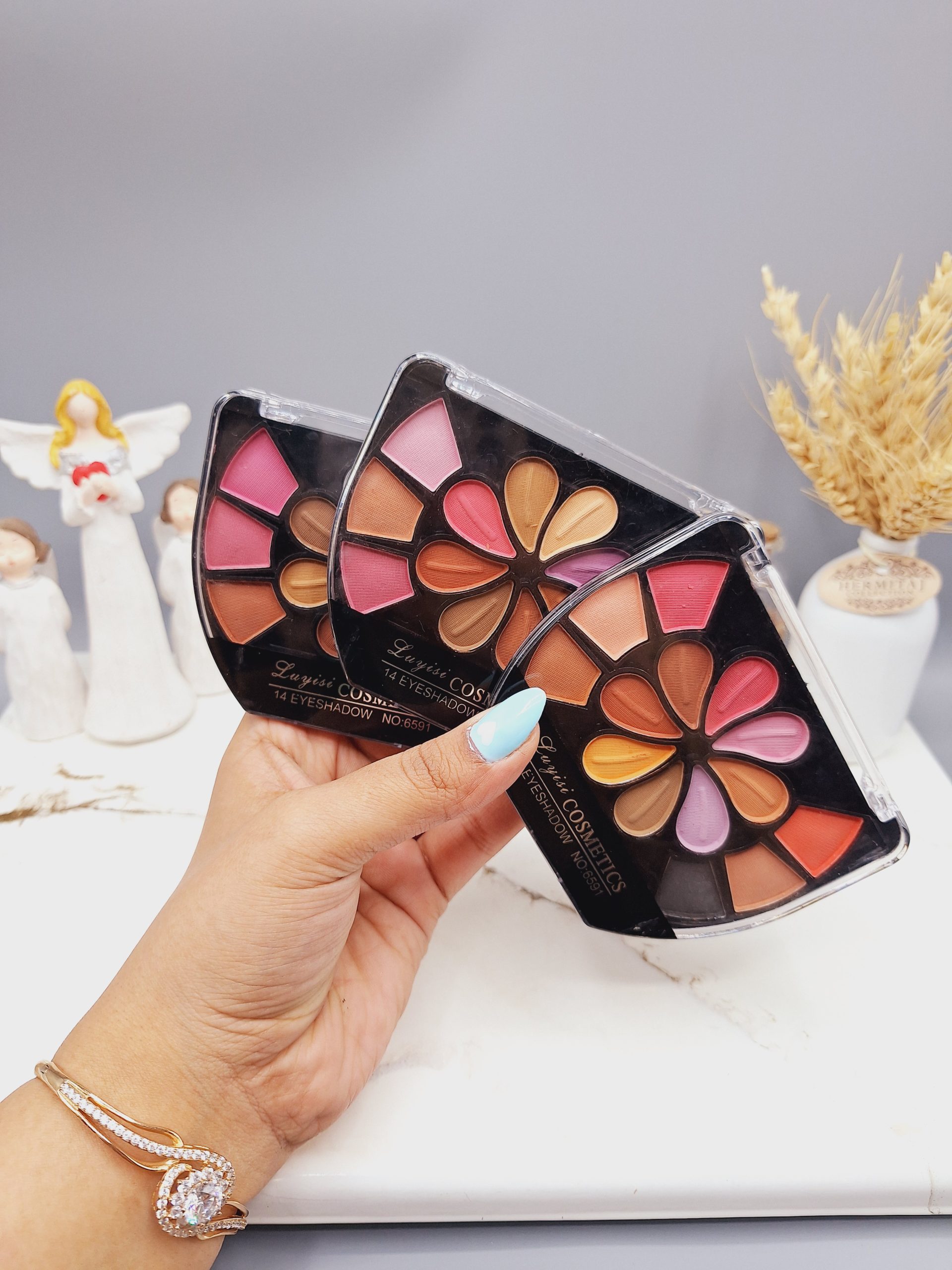 سایه طرح گل 14 رنگ اورجینال هدى موجی