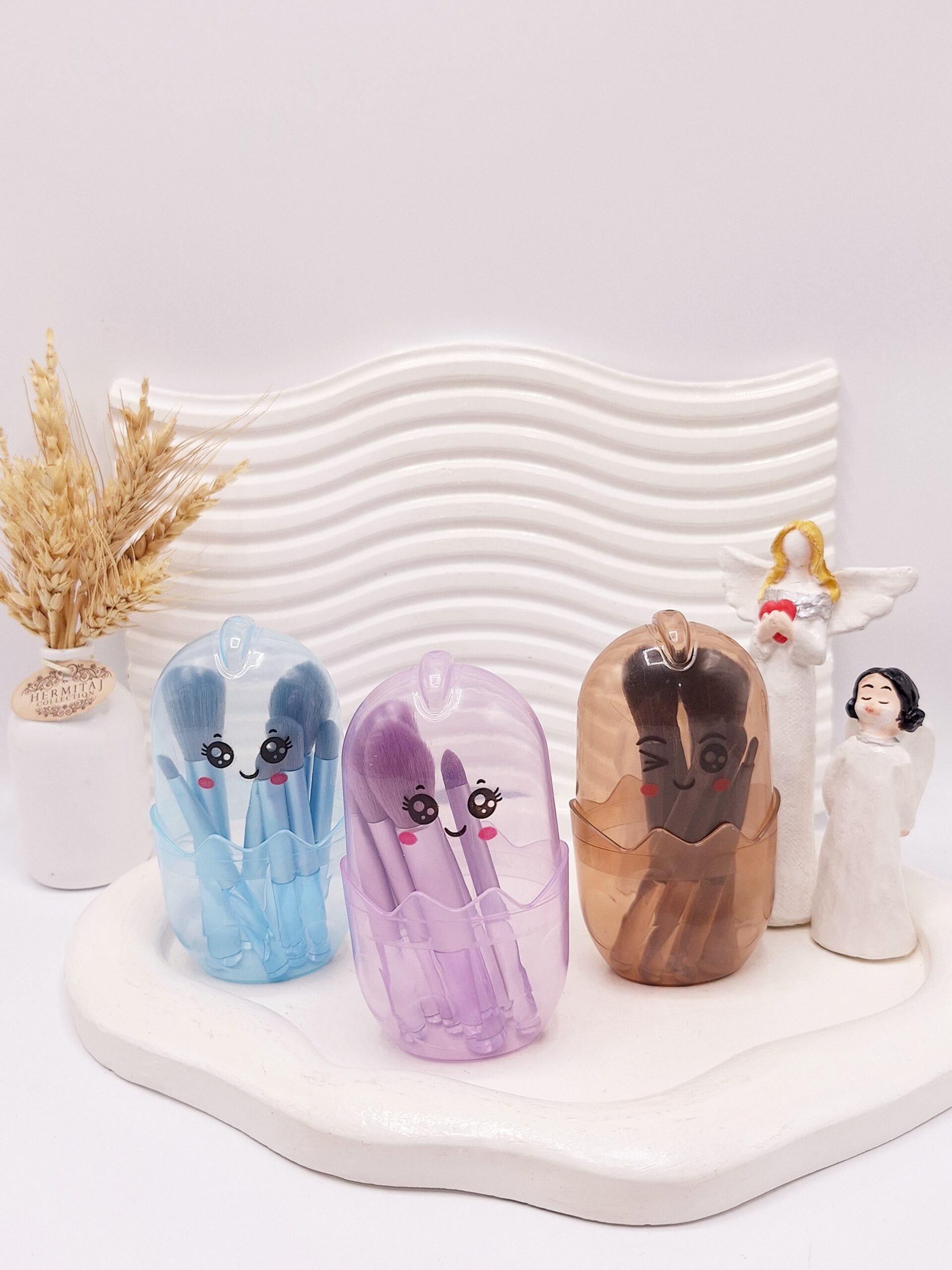 براش 7 تیکه میکاپ مدل جوجه باکس دار