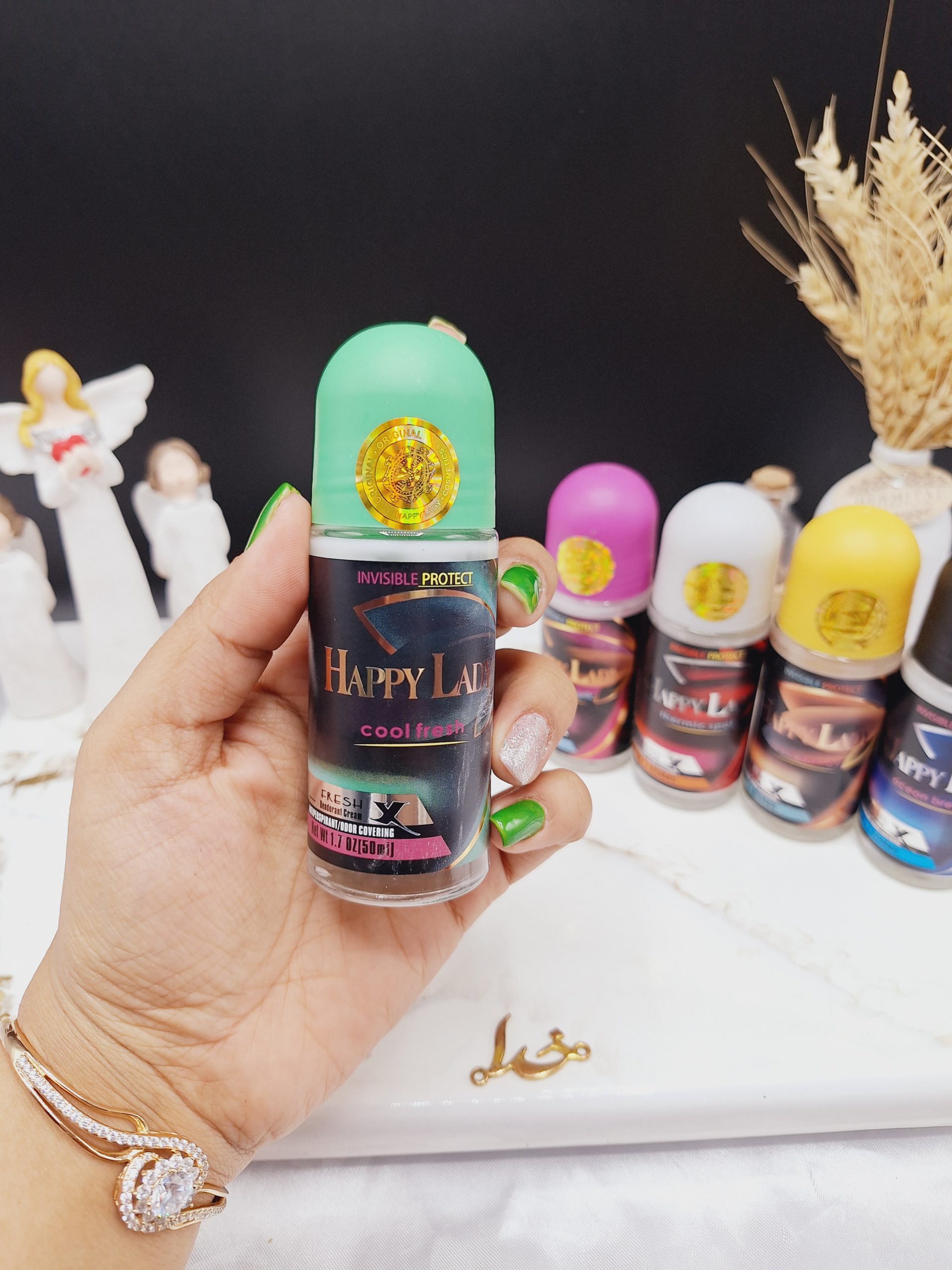 مام رولی ضد تعریق مدل Fresh Cool برند هپی لیدی HAPPY LADY کد HL233