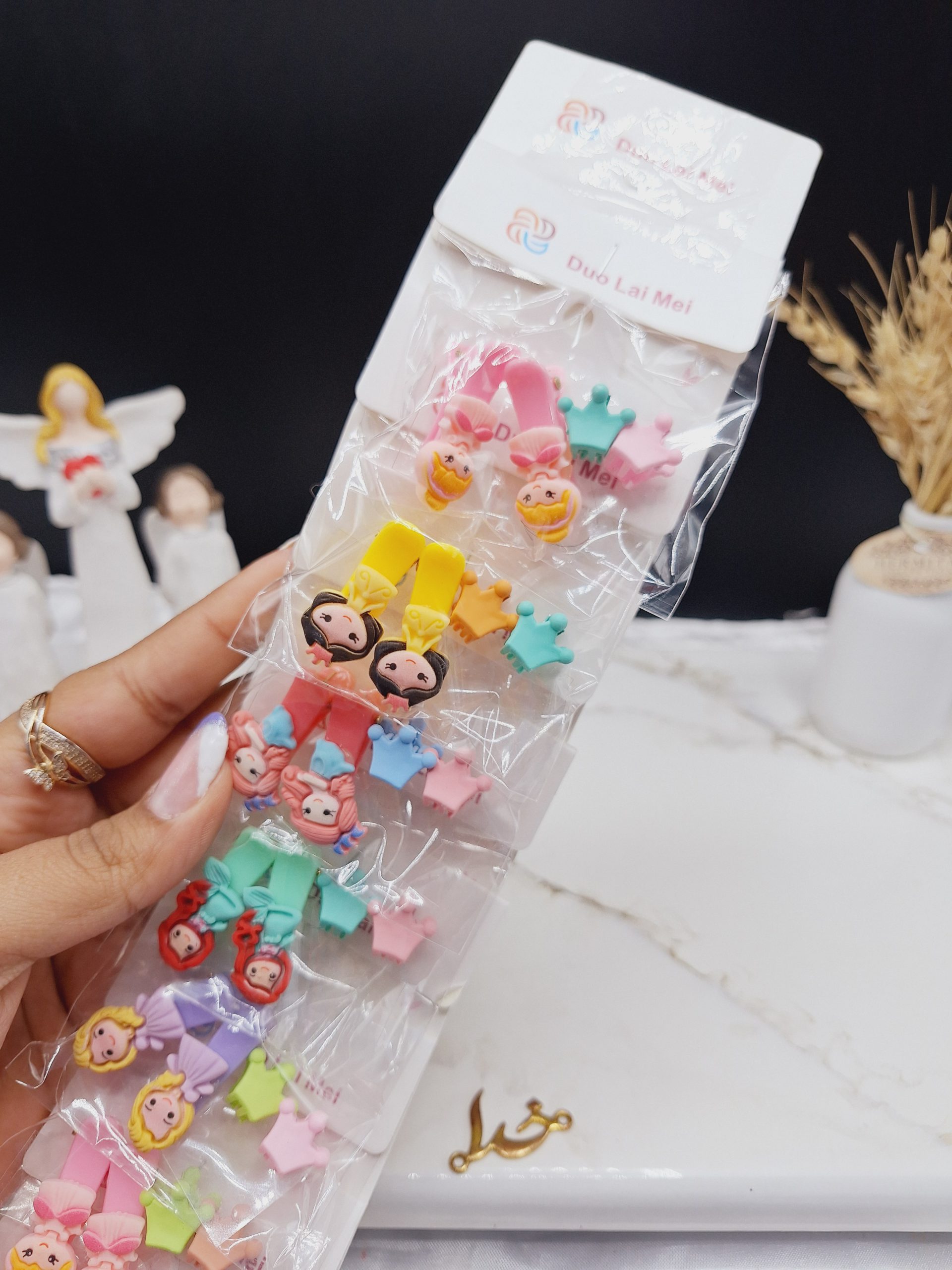 پک پنس و گیره مو 10 عددی طرح پرنسس دیزنی شماره 2