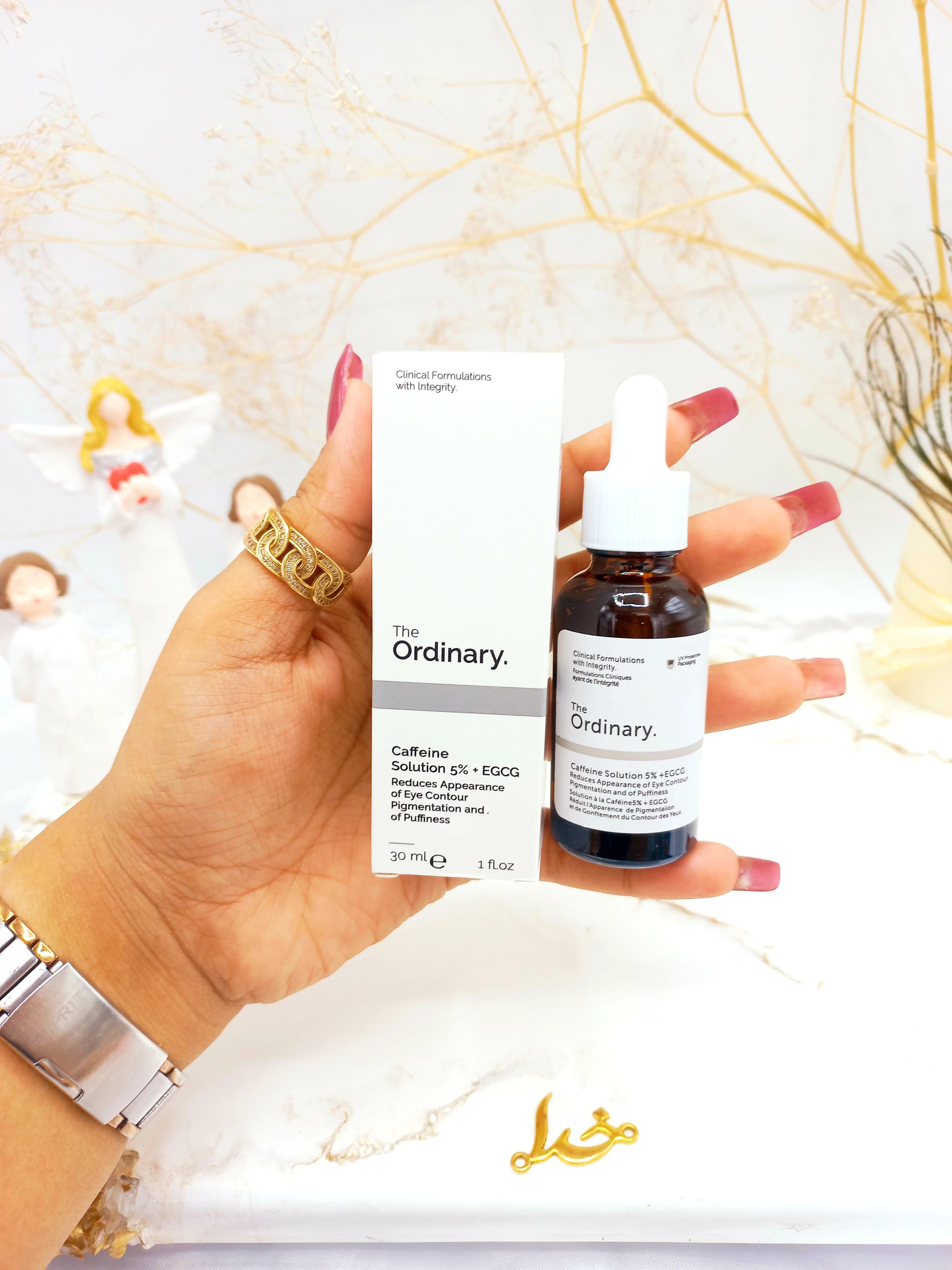 سرم ضد تیرگی و پف دور چشم کافئین حجم 30 میل اوردینری ordinarily