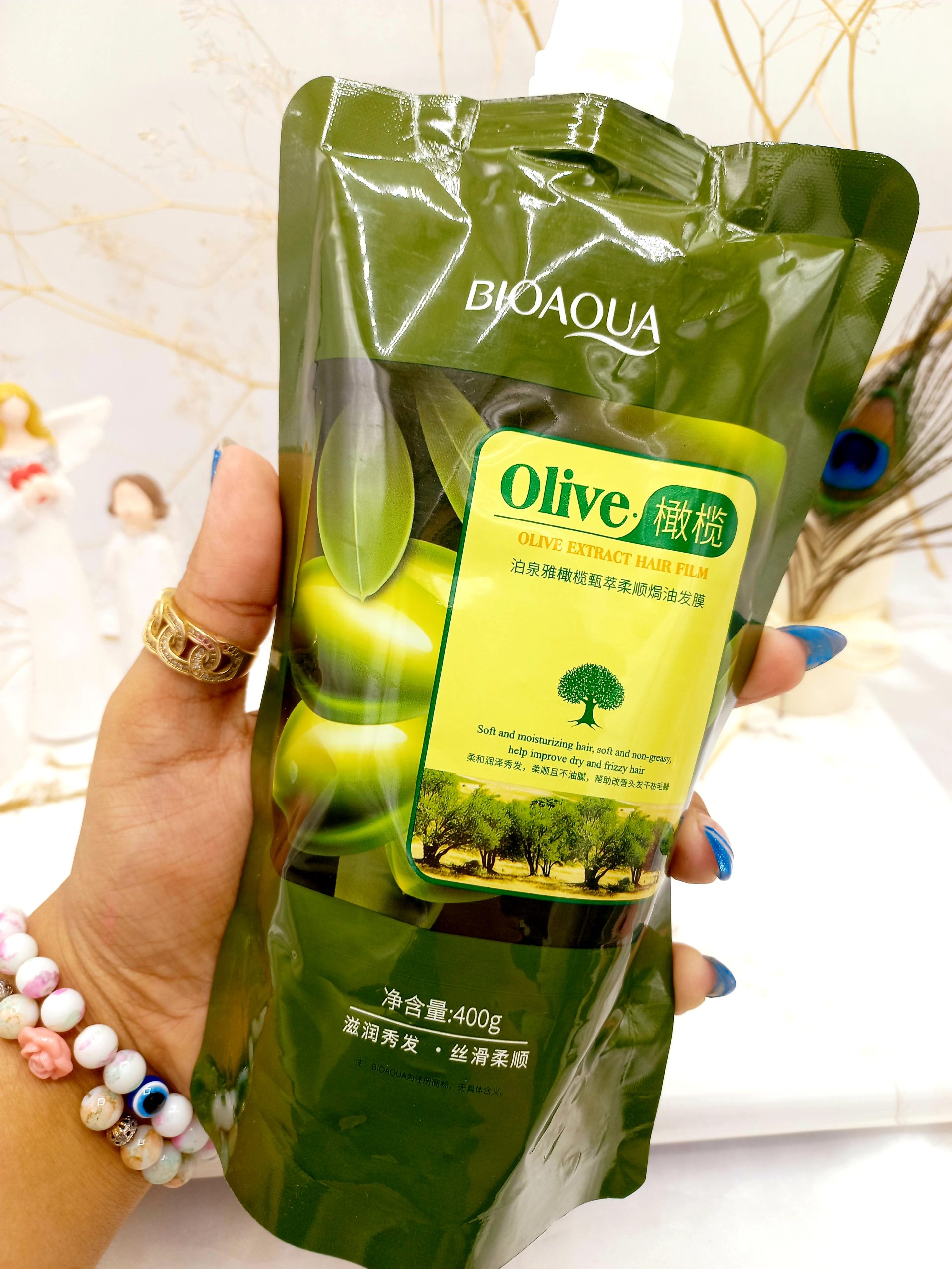 ماسک‌‌ مو ساندیسی ضد ریزش عصاره زیتون بیوآکوا BIOAQUA کدBQY65167