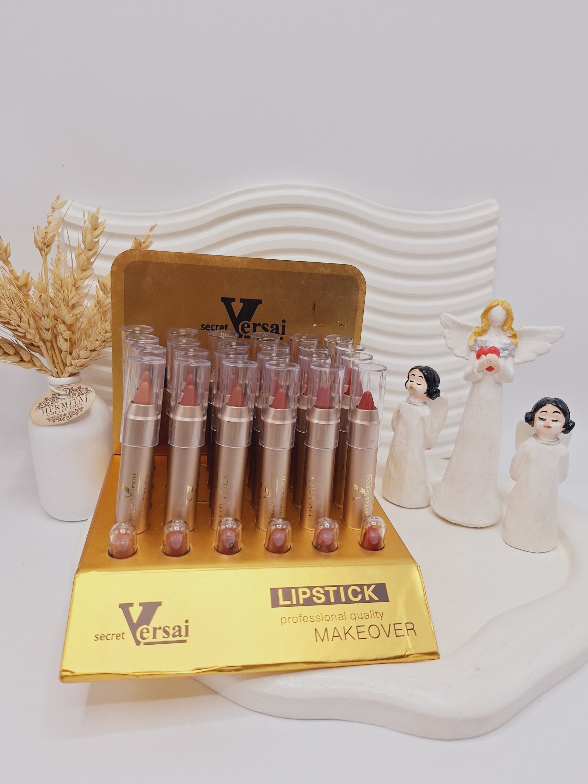 پک 6 تایی رژ لب جامد پیچی برند ورسای