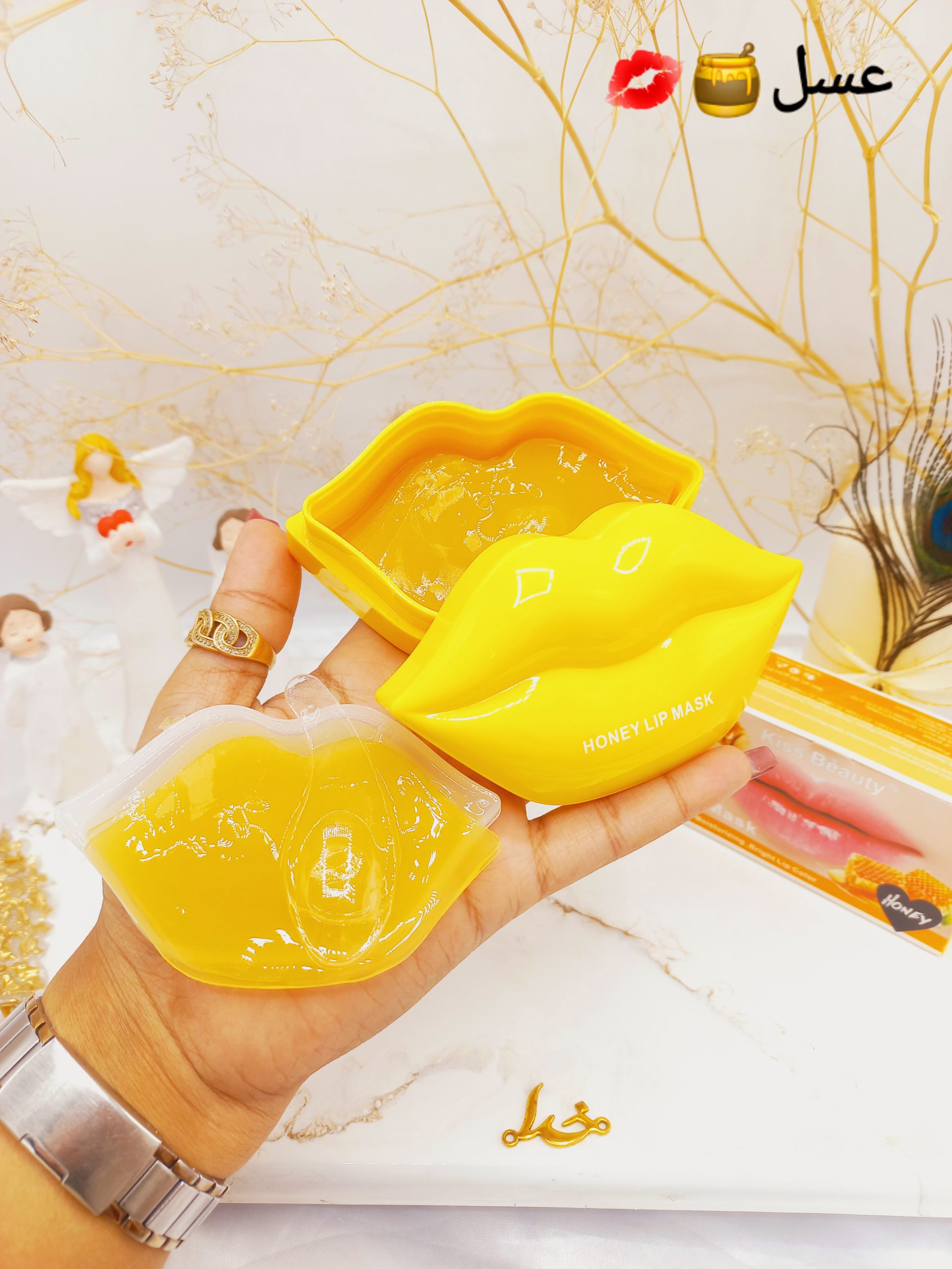 پچ لب کاسه ای 20 عددی عسل کیس بیوتی kiss beauty کد 112303H