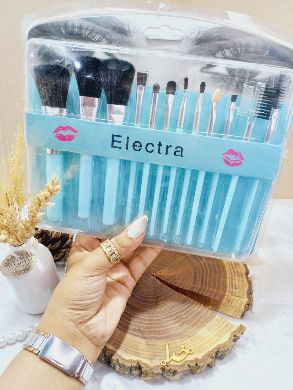 ست براش دوازده تیکه میکاپ اولترا Electra کد 068