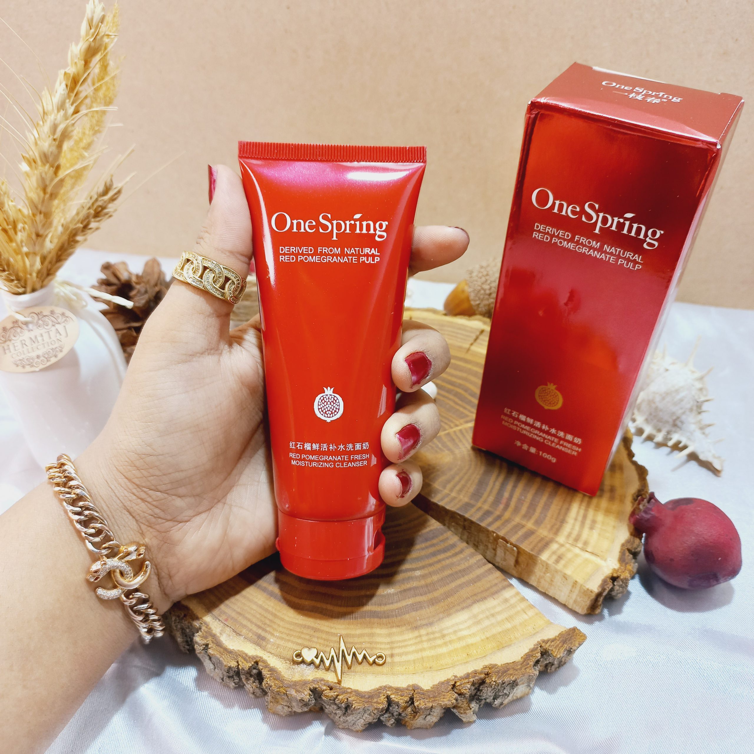 فوم شستشو انار وان اسپرینگ OneSpring کد 4310 | پخش عمده