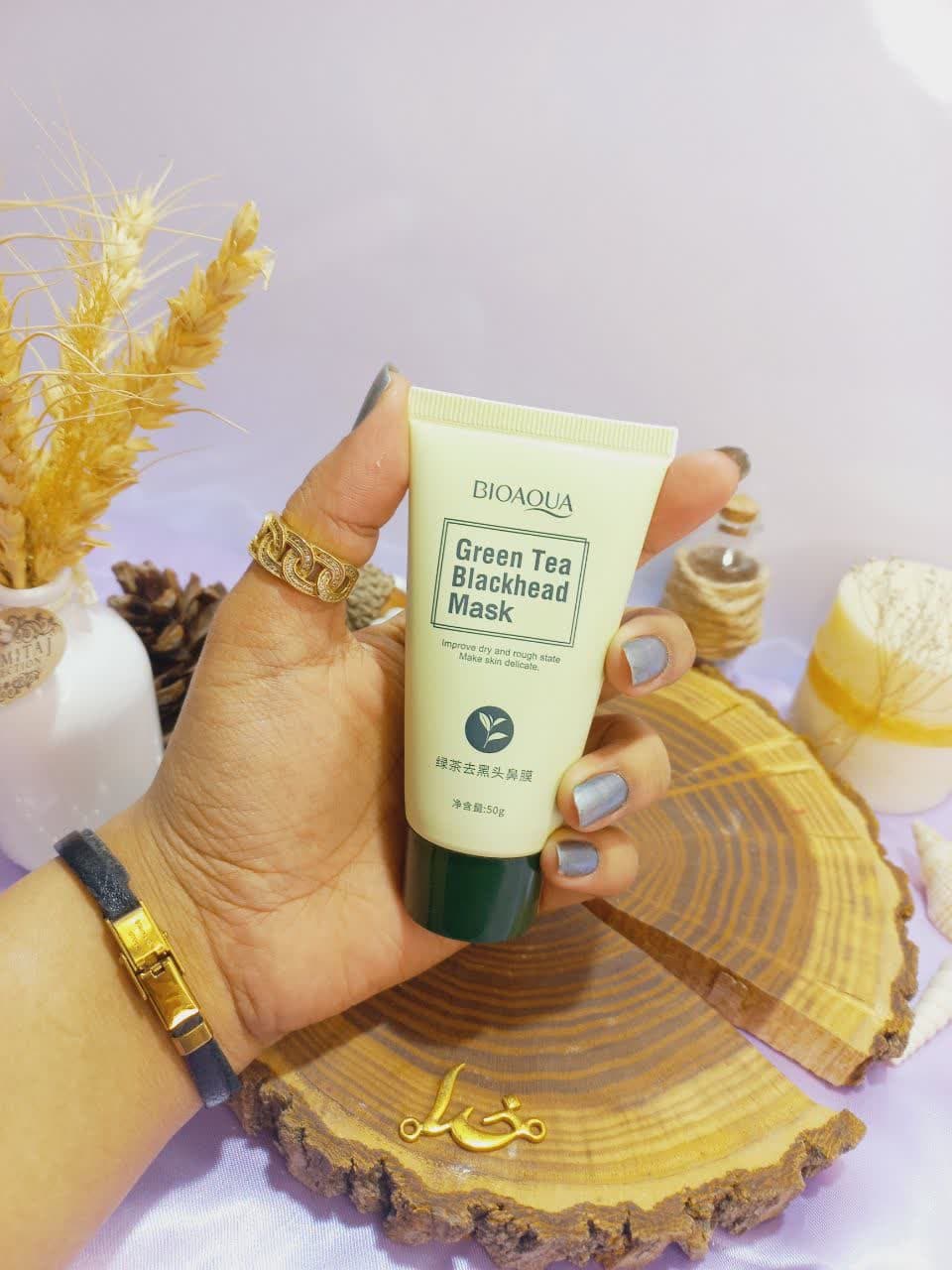 ماسک تیوپی حذف جوش سر سیاه چای سبز بیوآکوا BIOAQUA کد BQY77900