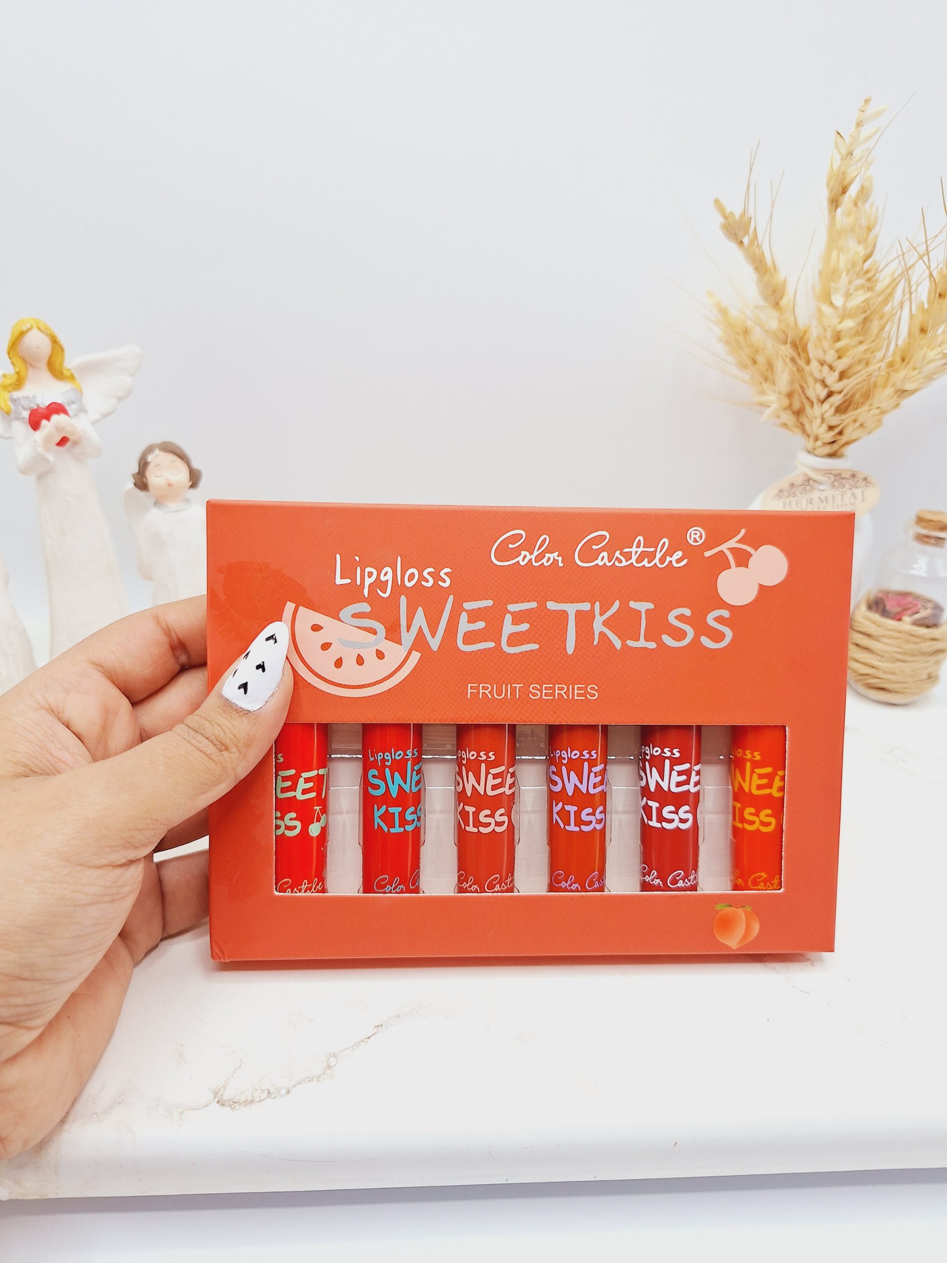 پک 6 تایی رژ مایع کوکوکاستل سری سوییت کیس میوه ای کد 4062