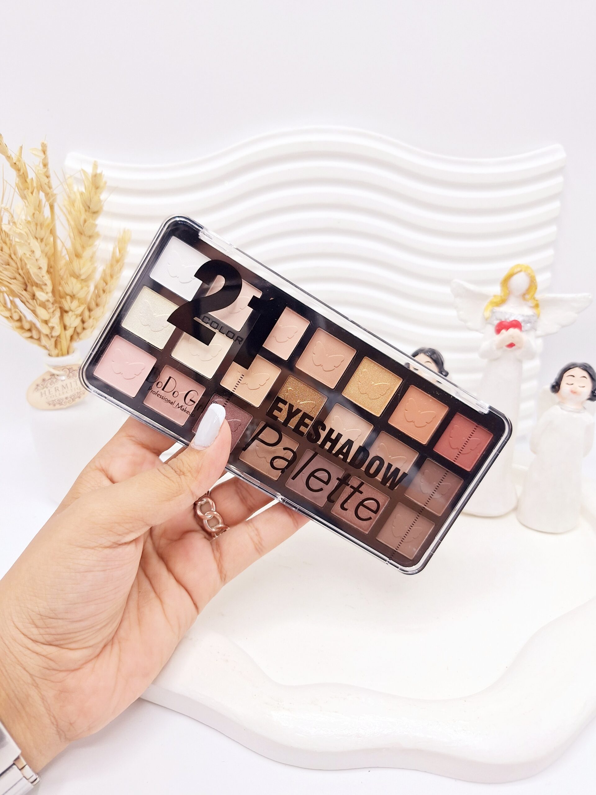 پالت سایه 21 رنگ مدل پروانه DoDo Girl کد 3063