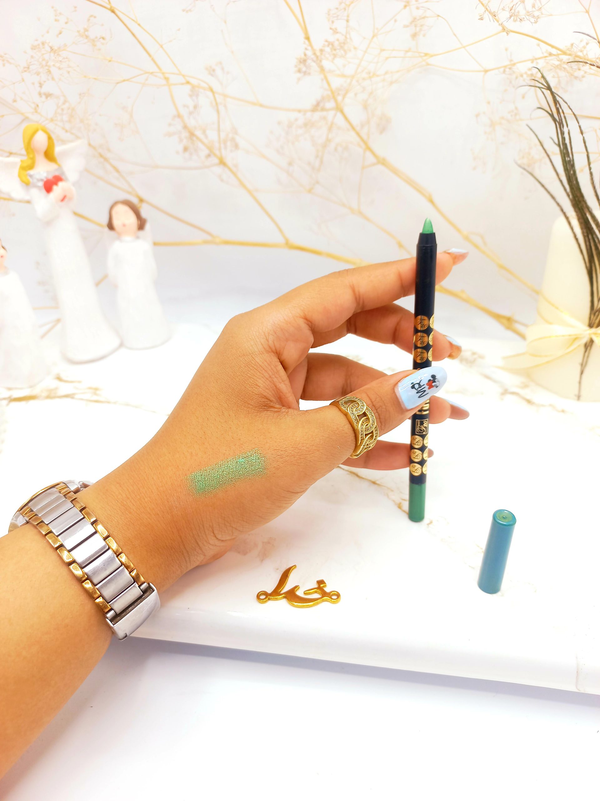 مداد چشم چرب فور اور رنگ سبز روشن  FOREVER کد 009