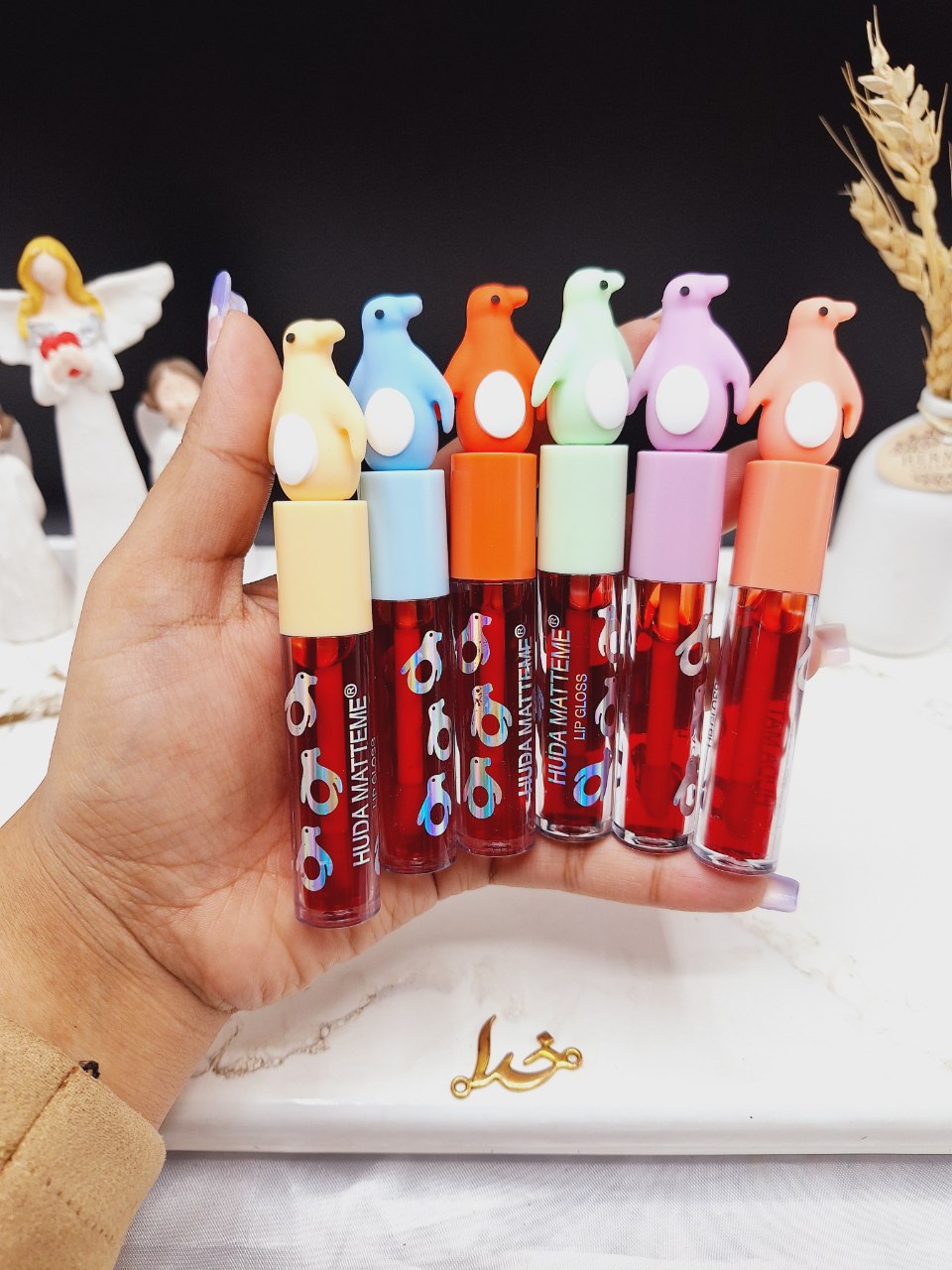 تینت لب طرح پنگوئن هدا مات می HUDA MATTE ME کد X_292