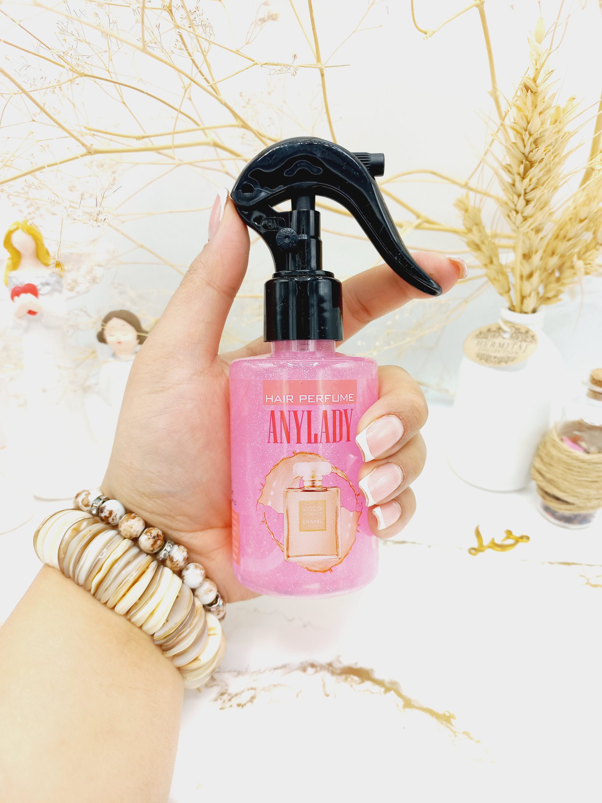 عطر مو شاین دار آنالیدی ANYLADY (صورتی)