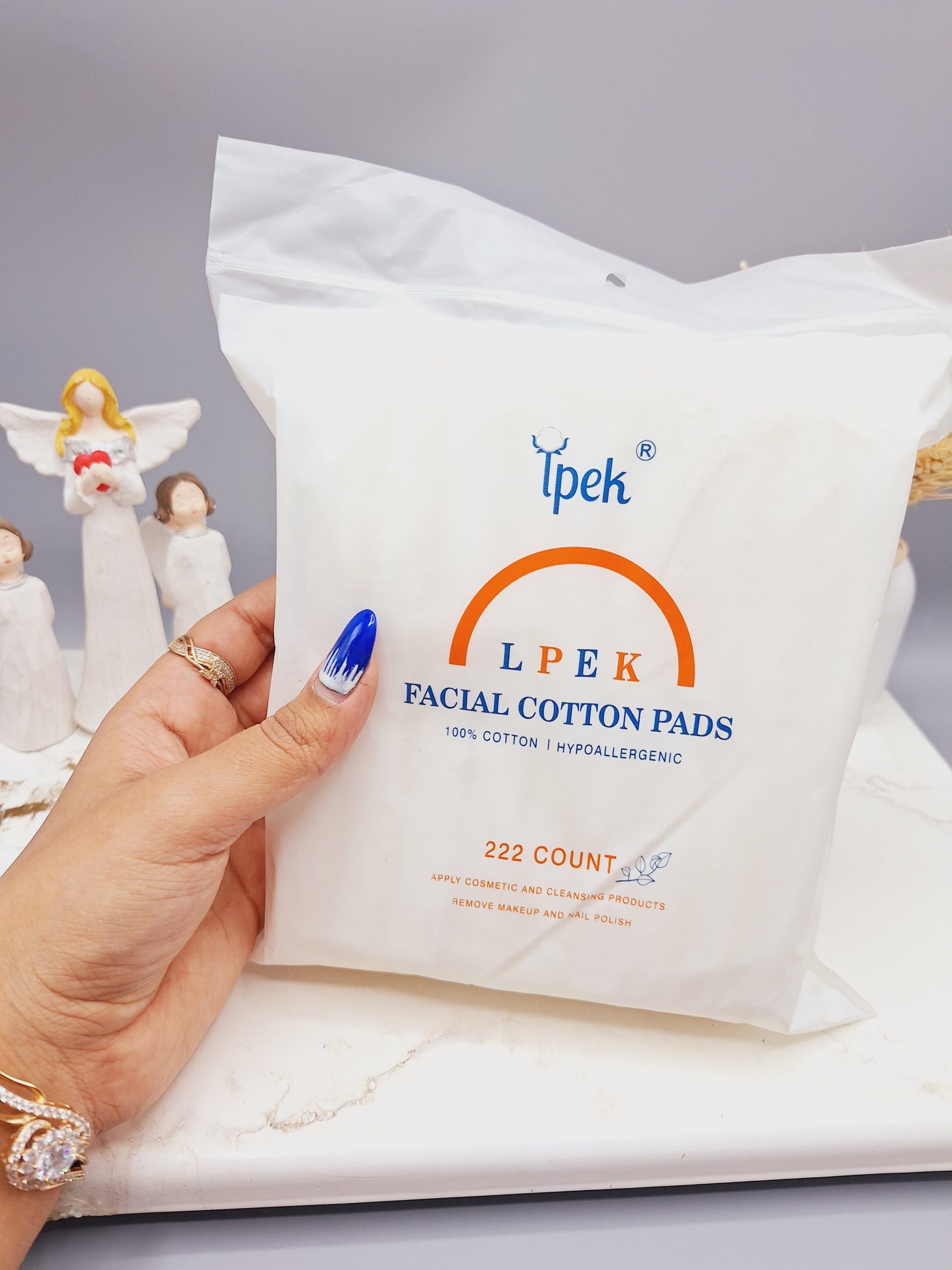 پد پاک کننده آرایش 222 عددی  برند Tpek کیفیت بالا کد 76102