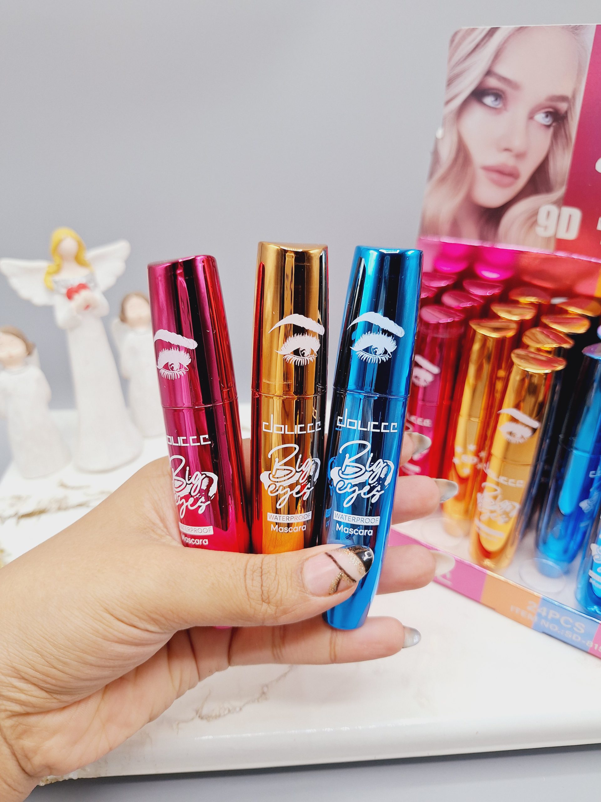 ریمل حجم دهنده و بلند کننده پوکه رنگی دوسه doucce کد 9531